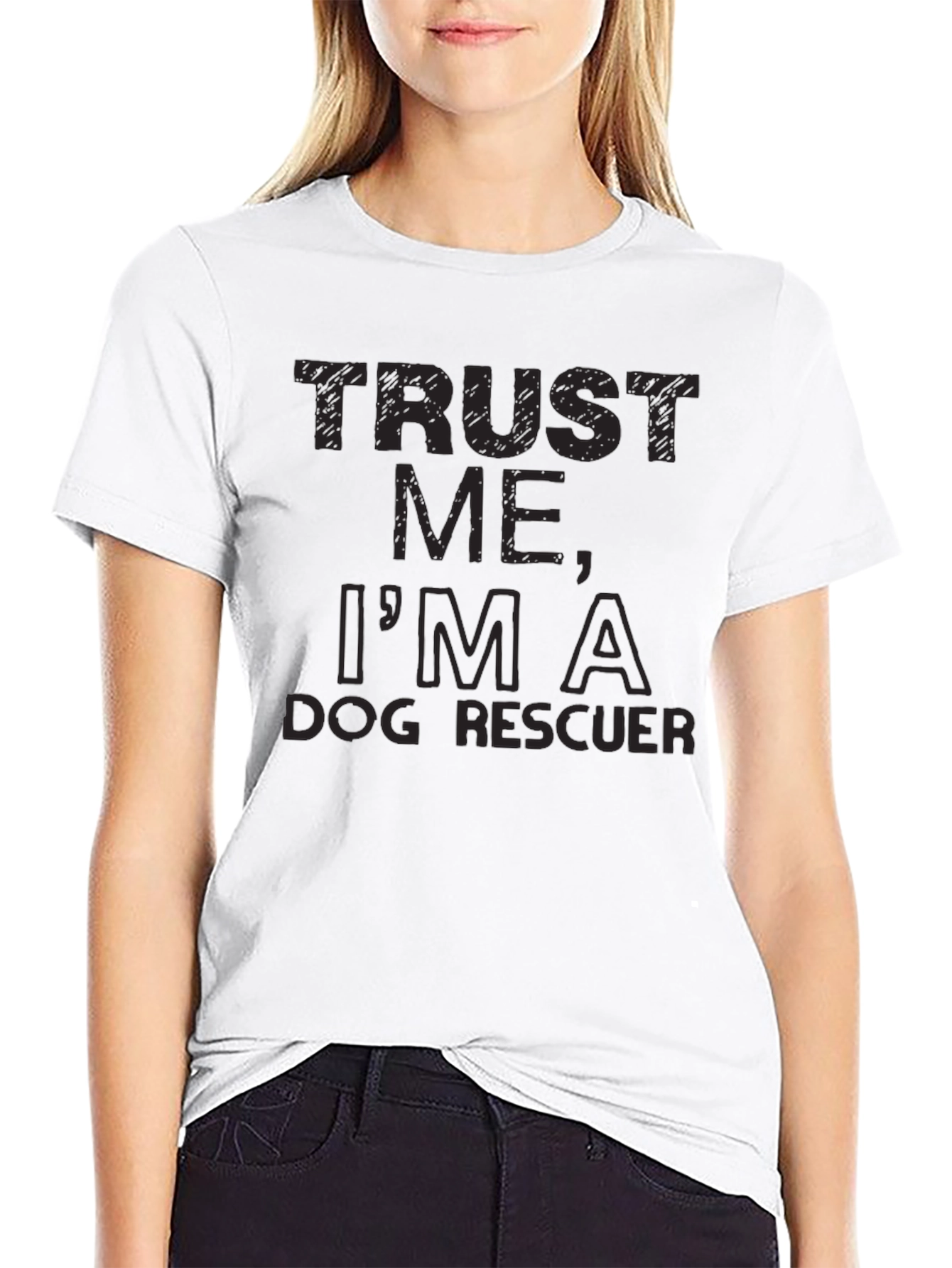 Trust Me Im A Dog Rescuer - Graphic Tee