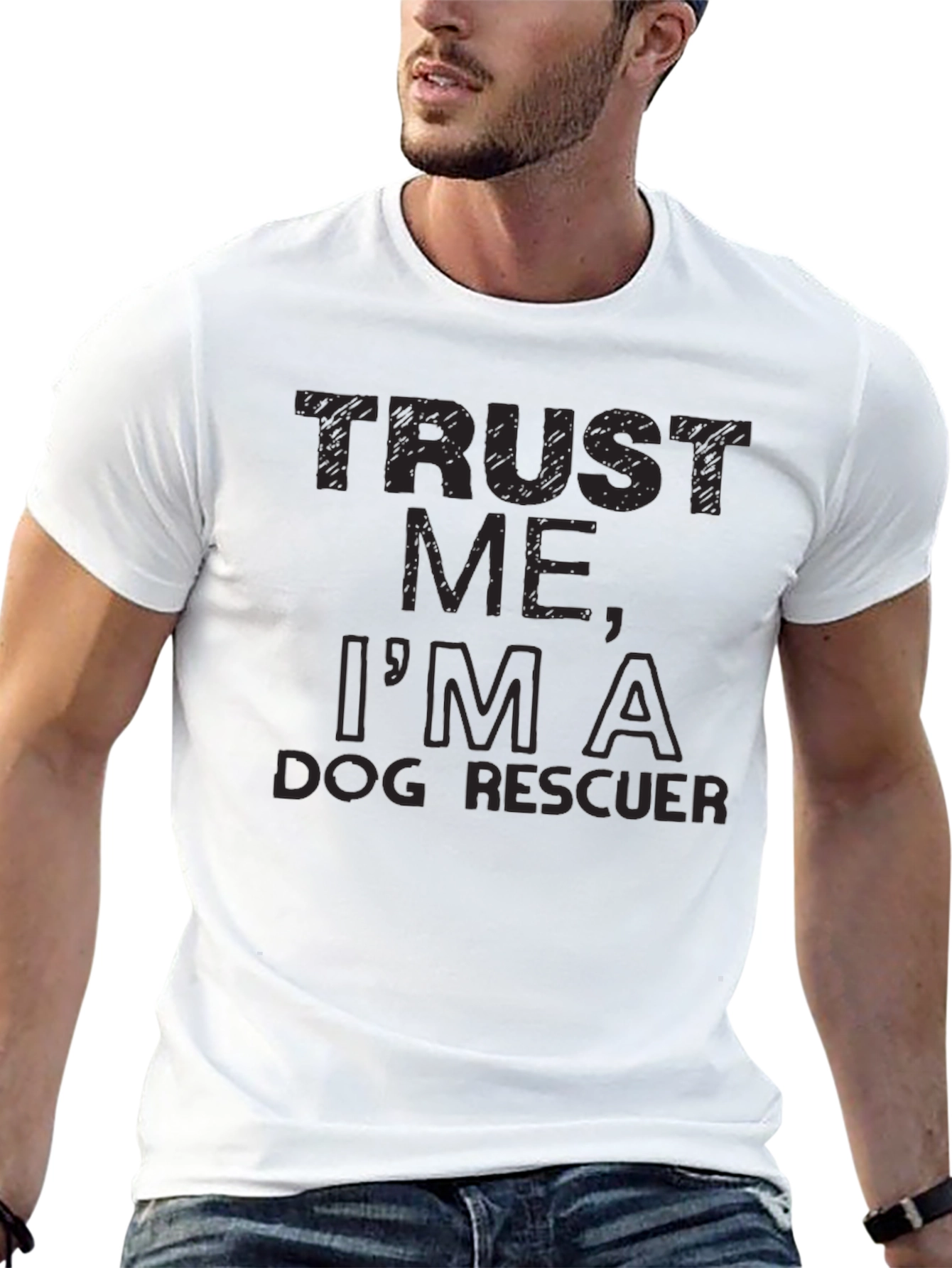 Trust Me Im A Dog Rescuer - Graphic Tee