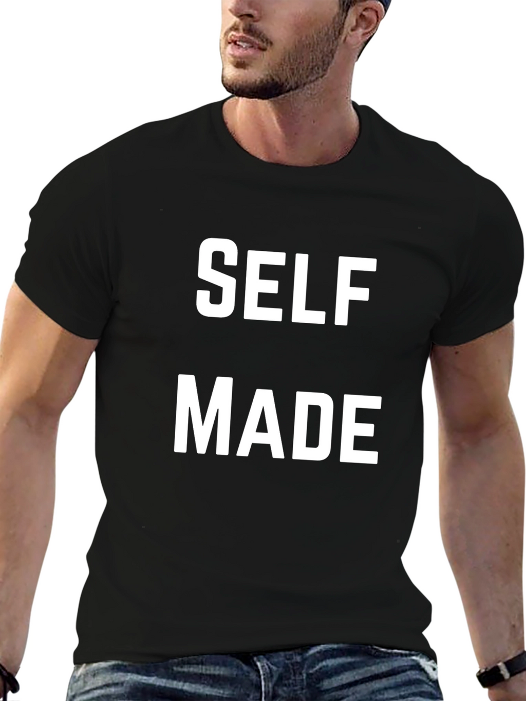 Self Made Graphic Tee - Bold Statement Shirt