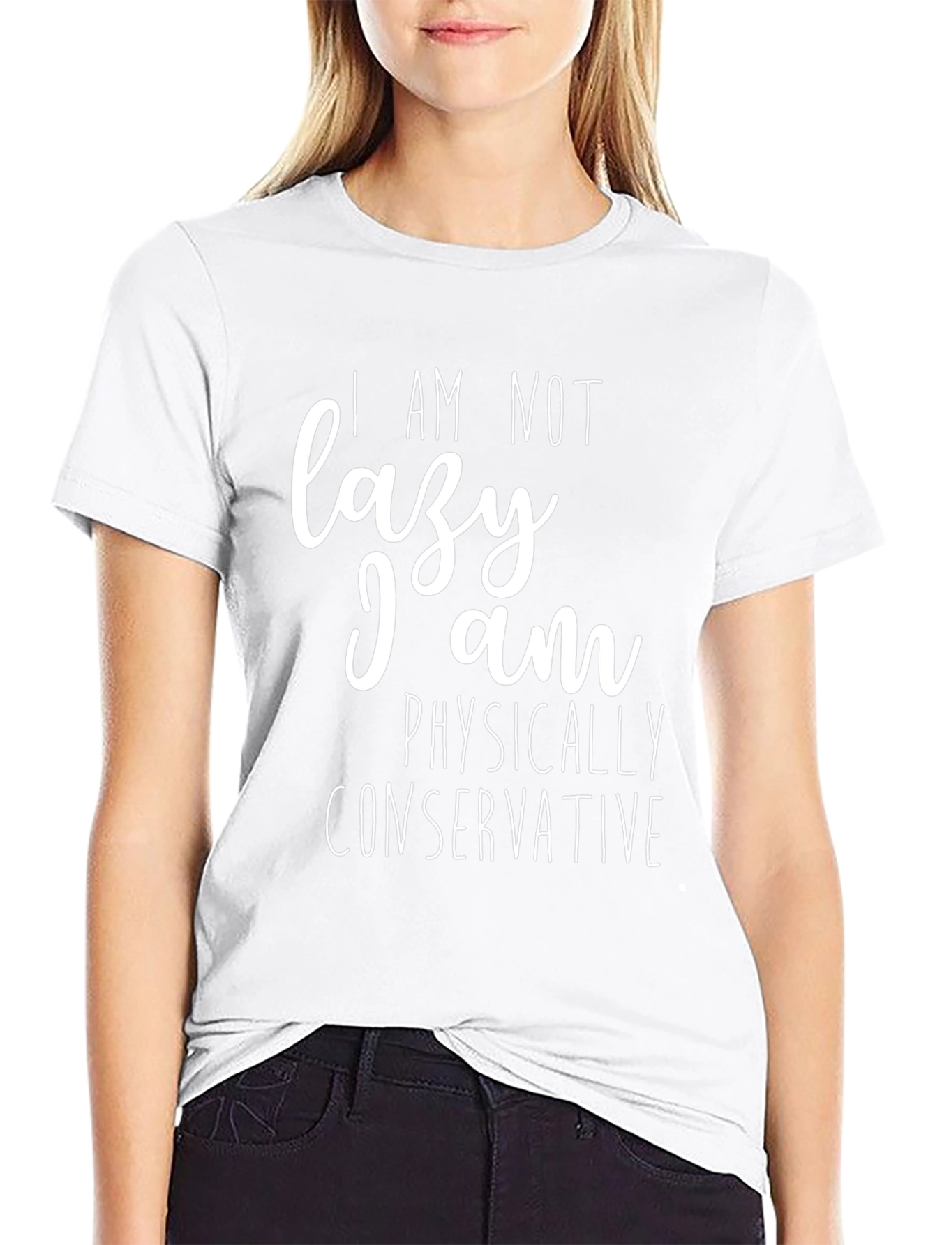 I Am Not Lazy T-Shirt - Funny Graphic Tee