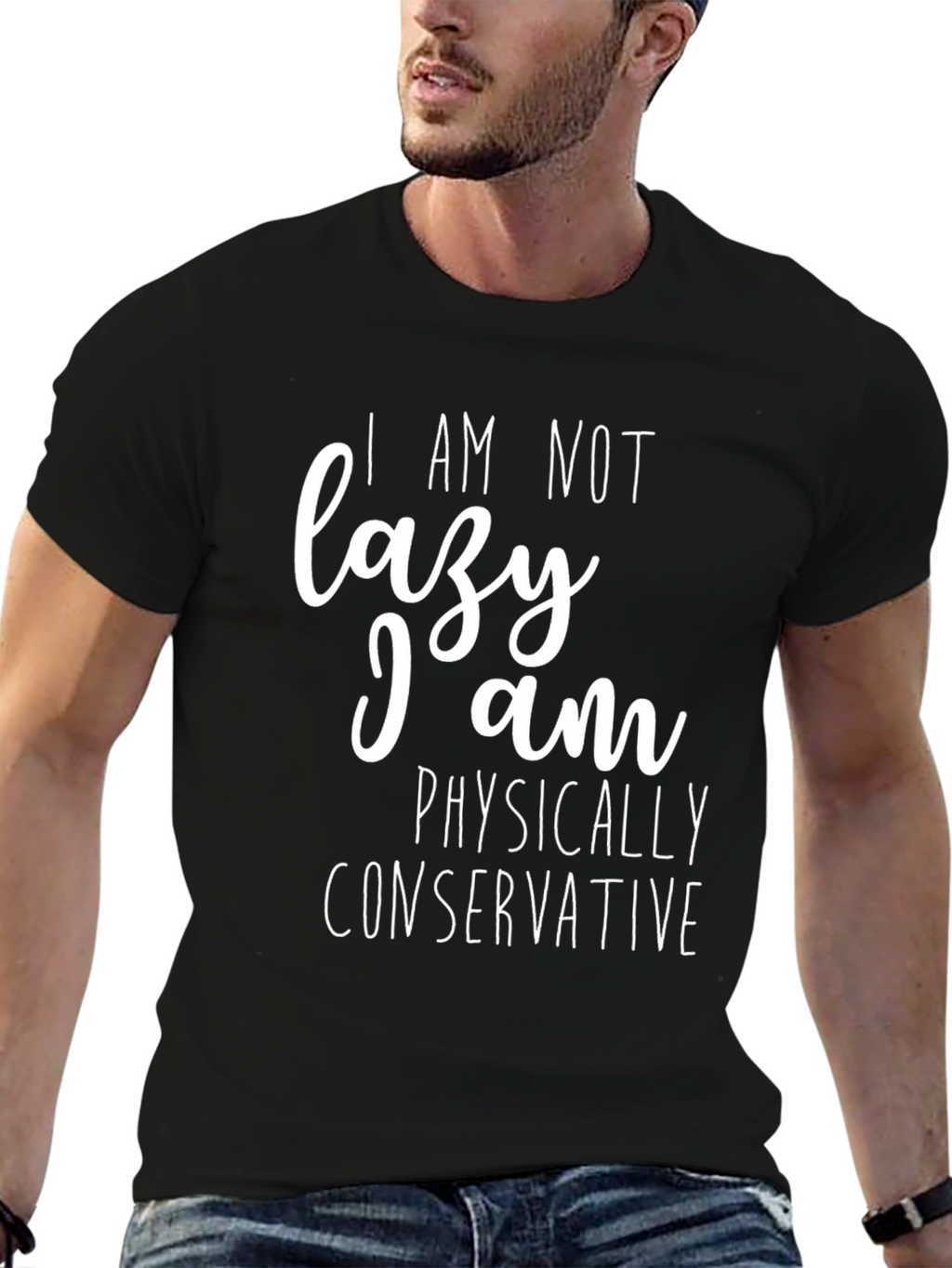 I Am Not Lazy T-Shirt - Funny Graphic Tee