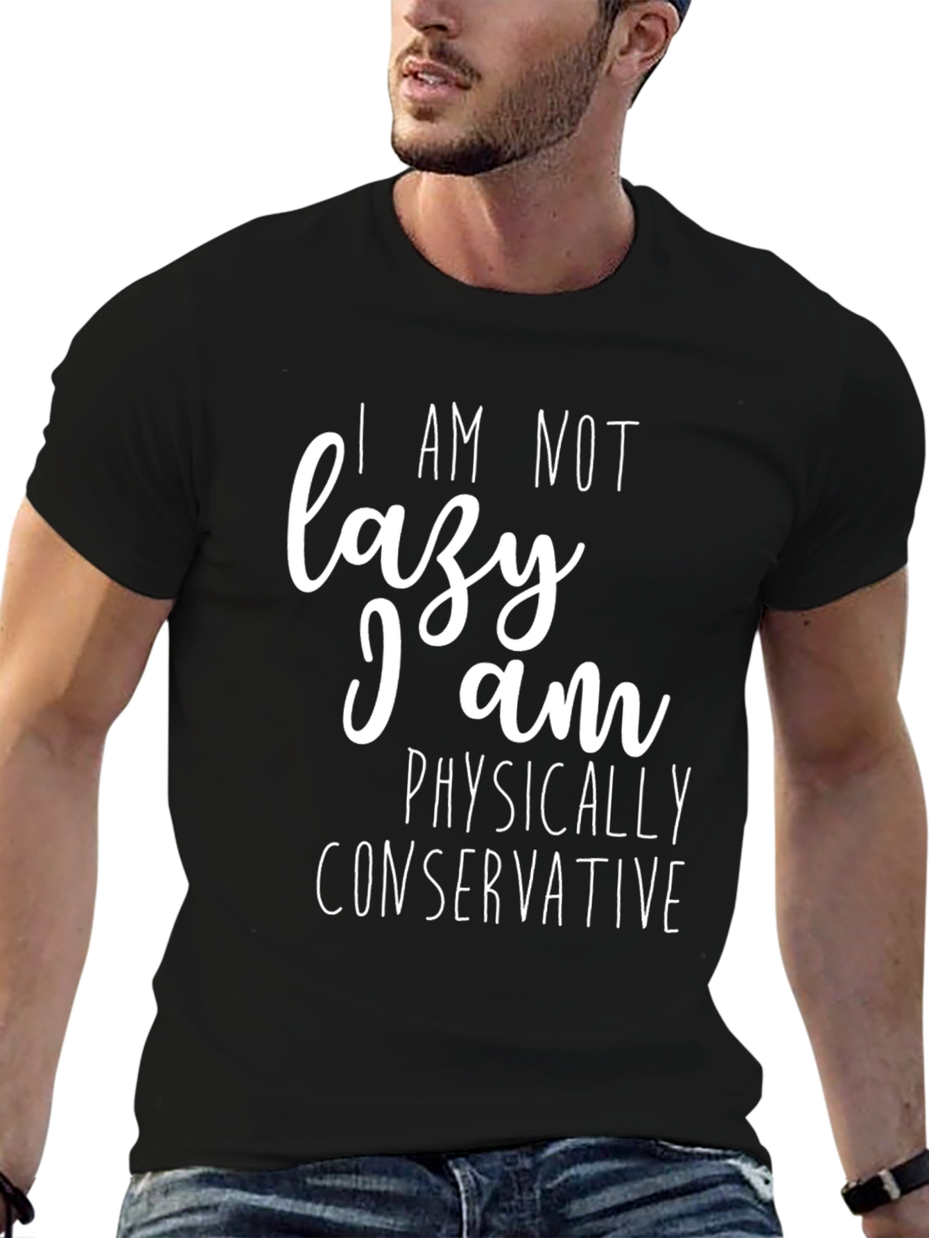 I Am Not Lazy T-Shirt - Funny Graphic Tee