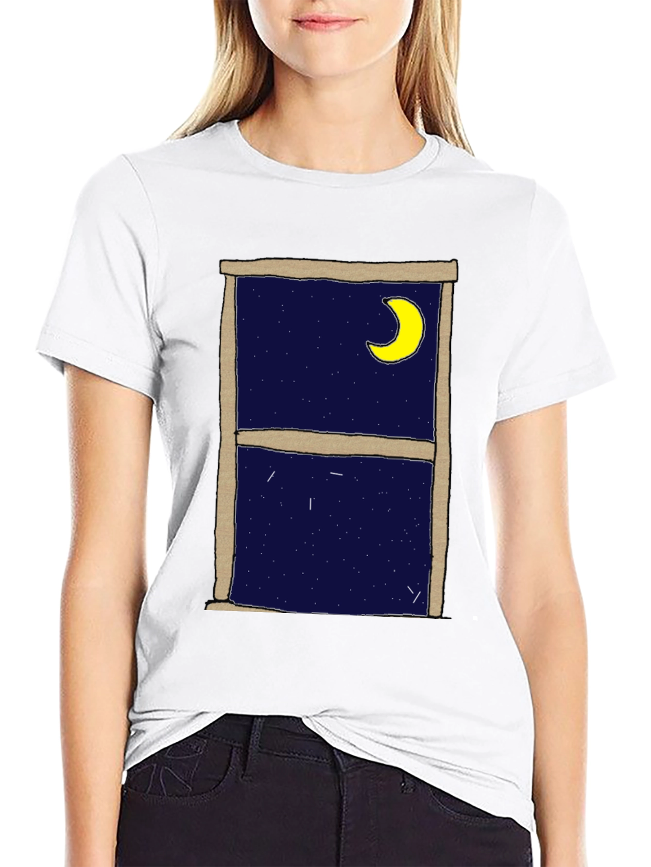Night Window Graphic Tee
