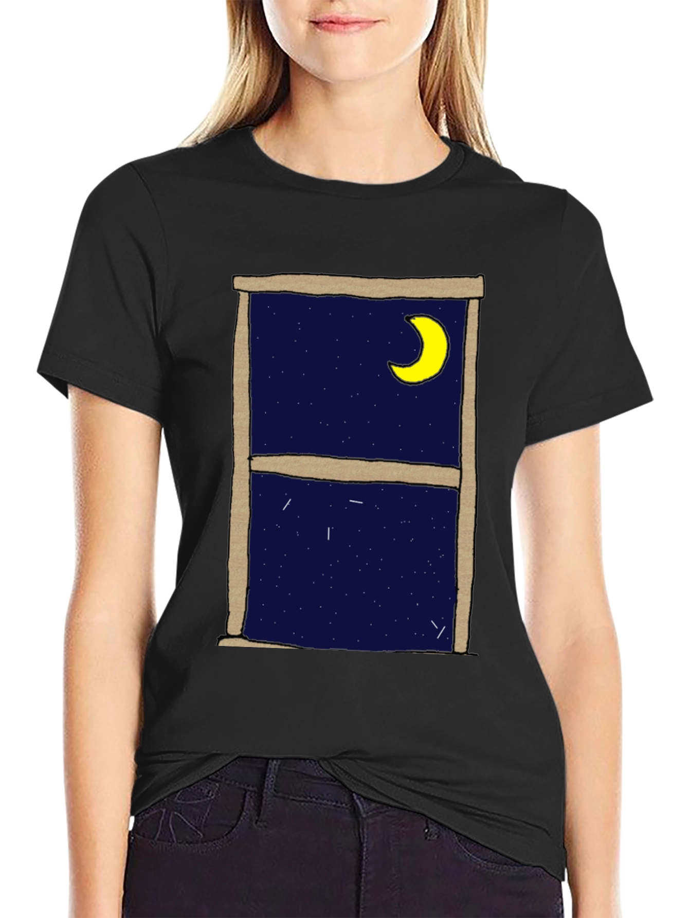 Night Window Graphic Tee