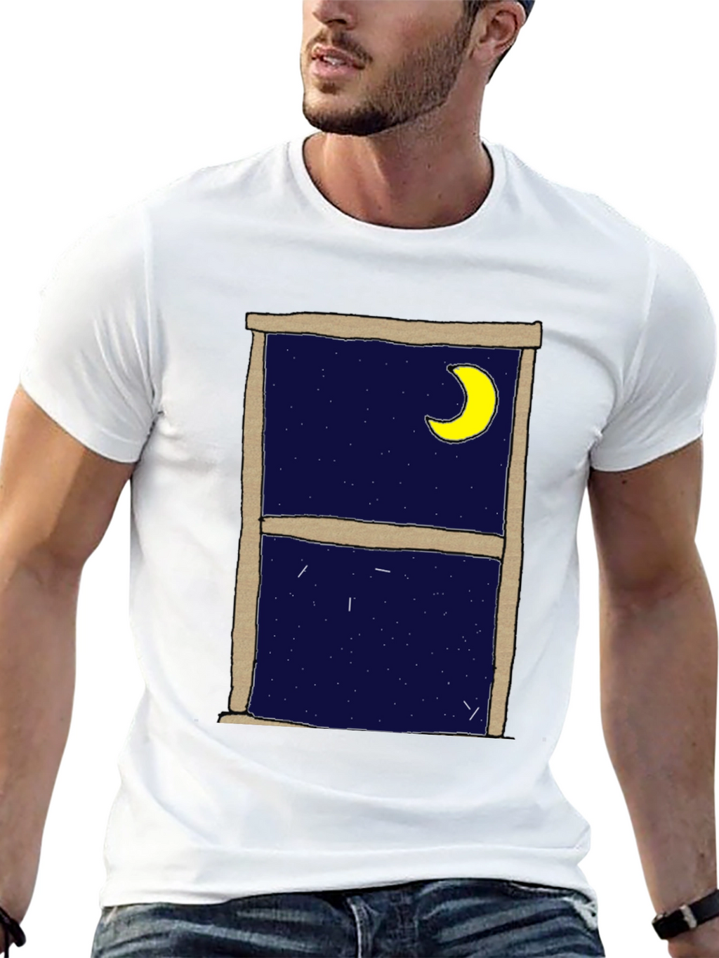 Night Window Graphic Tee