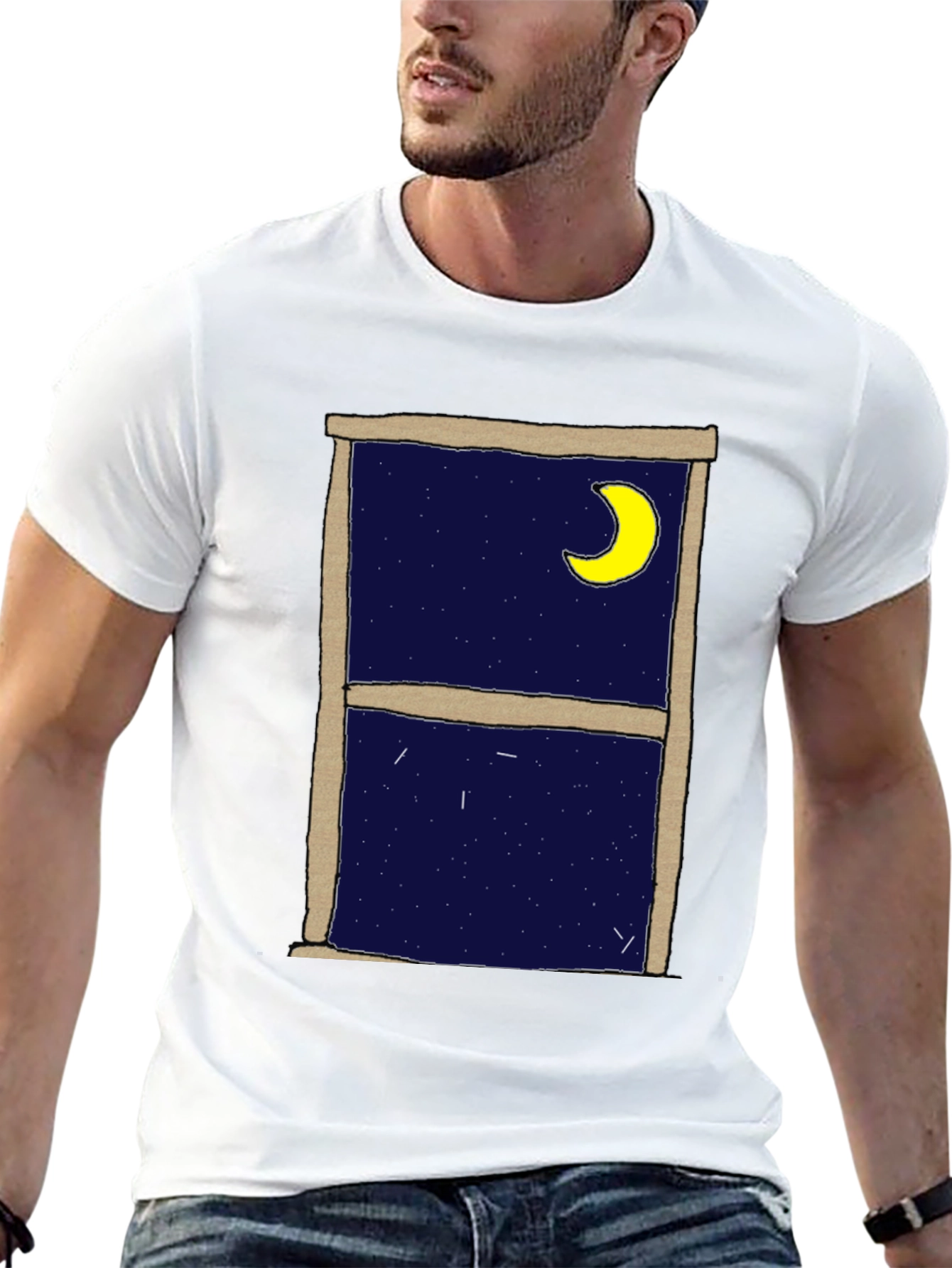 Night Window Graphic Tee