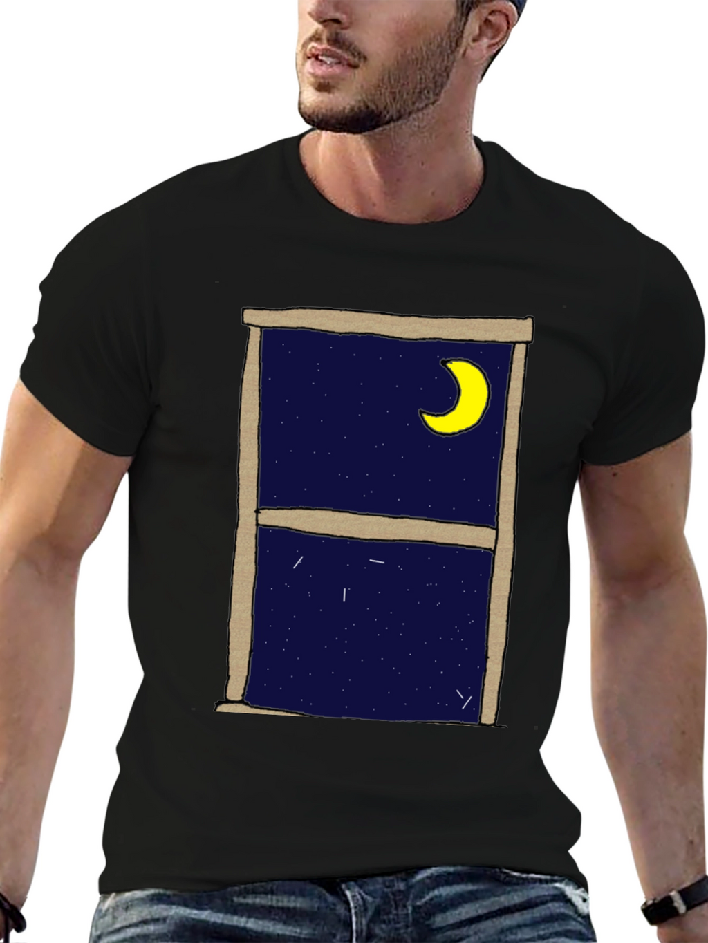 Night Window Graphic Tee