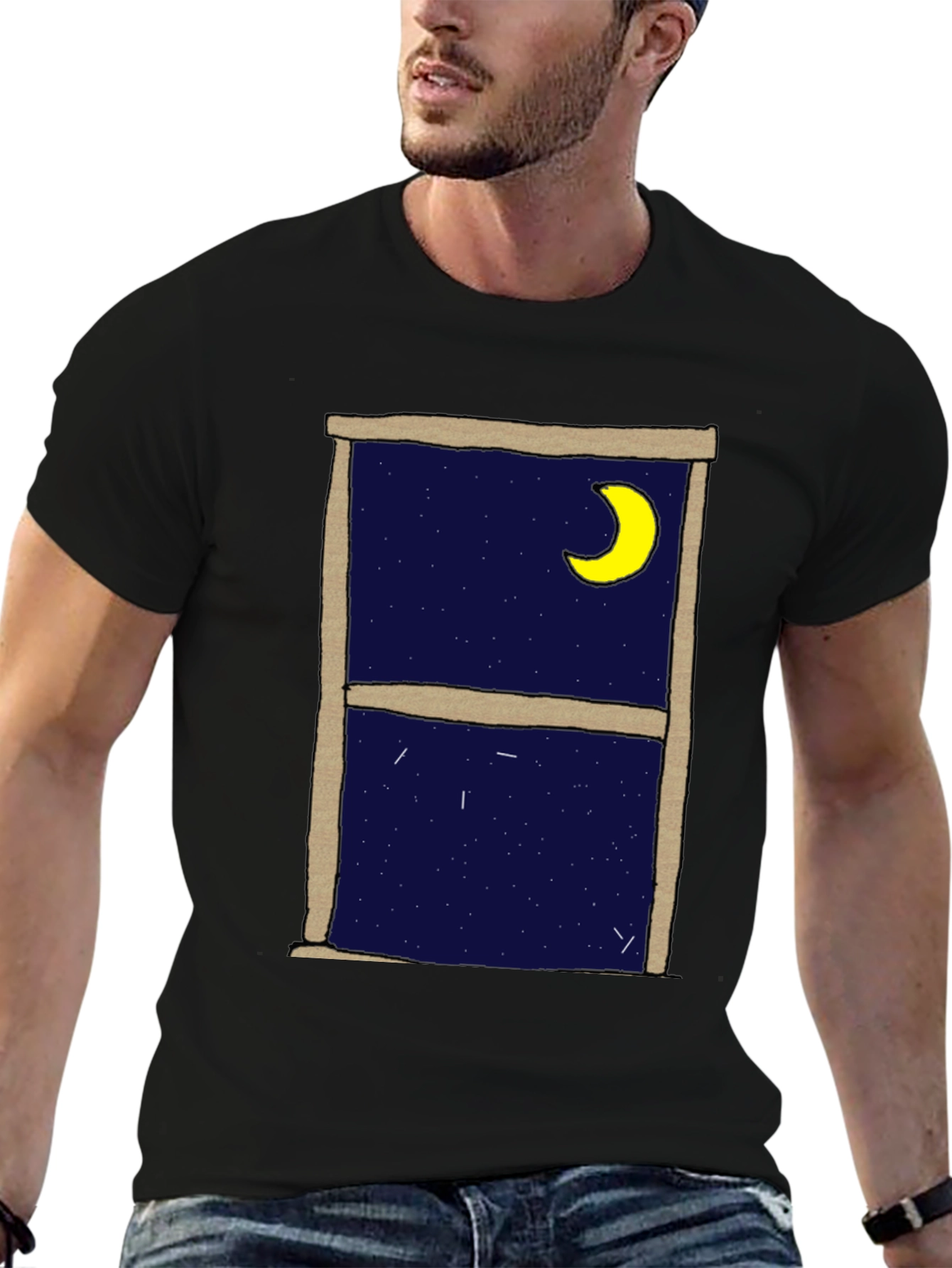 Night Window Graphic Tee