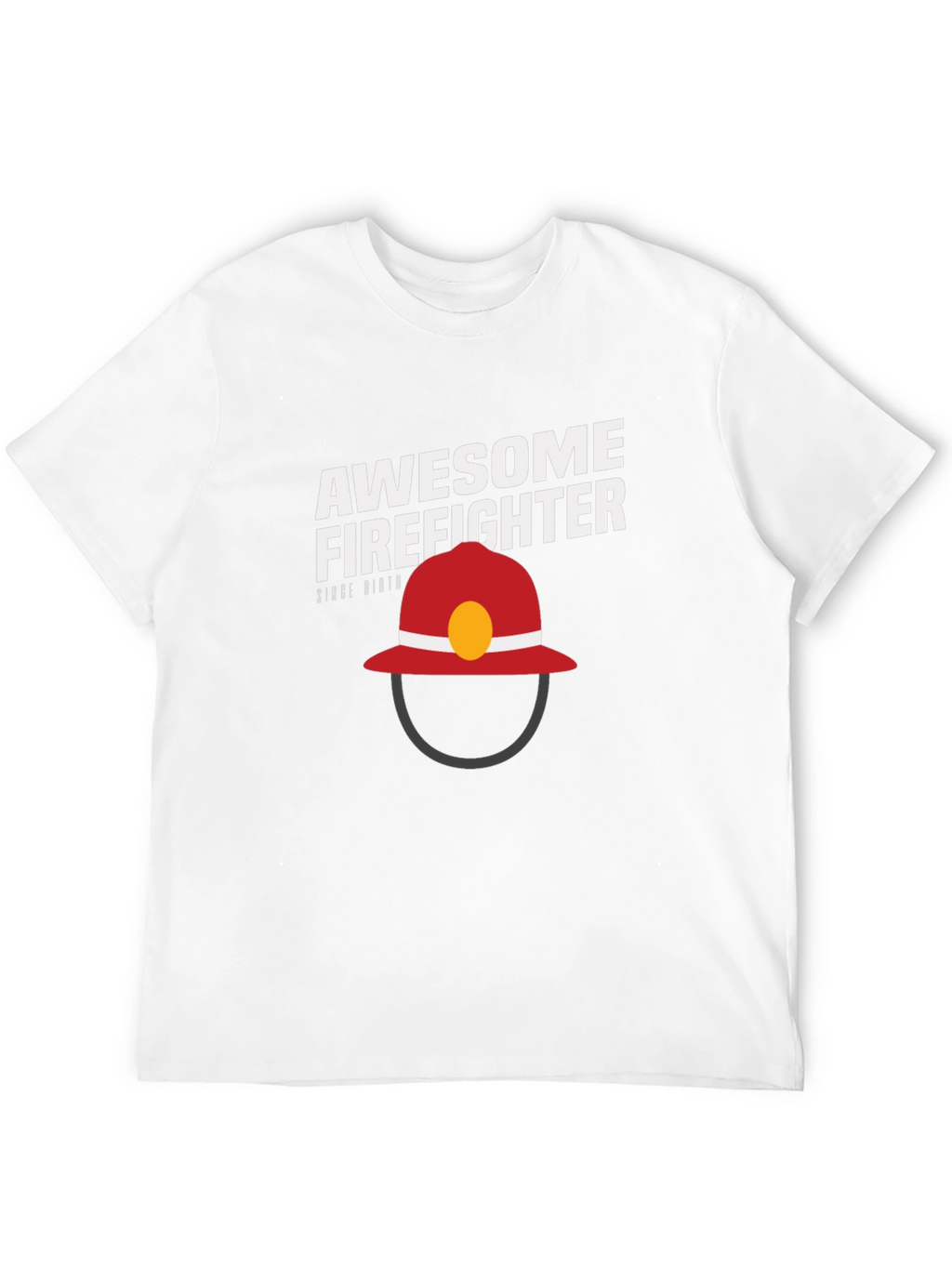 Awesome Firefighter T-Shirt - Black