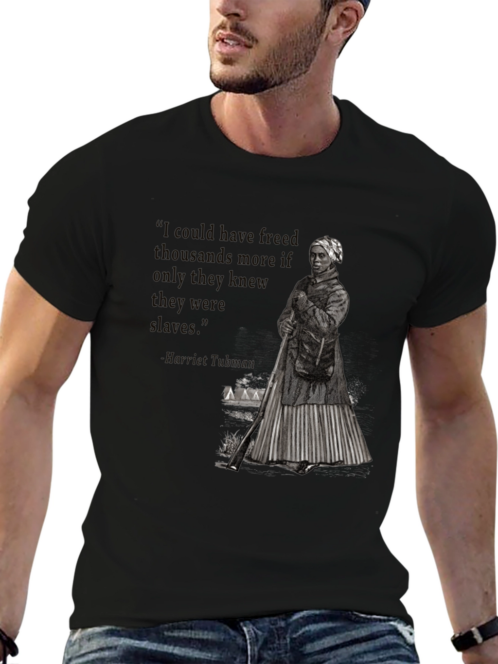 Harriet Tubman Quote T-Shirt - Freedom Advocate Apparel