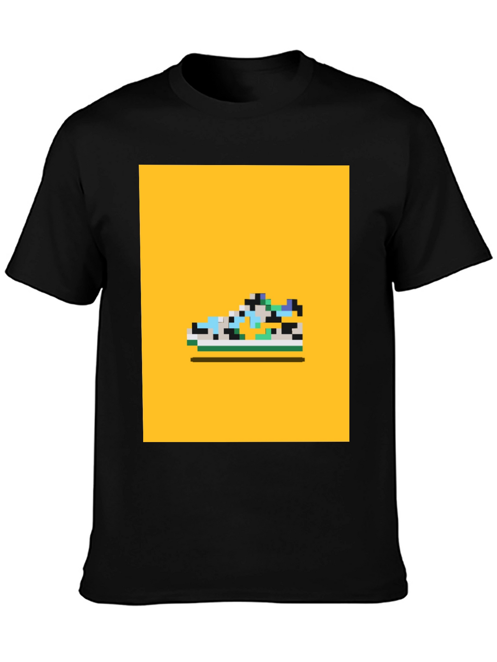 Pixel Shoe Graphic Tee - Retro Style