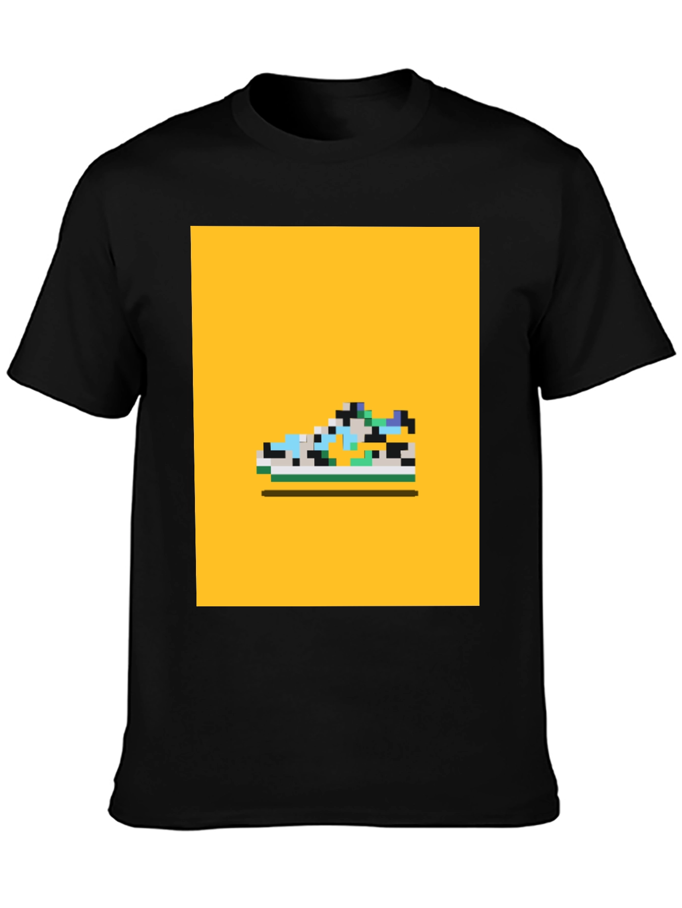 Pixel Shoe Graphic Tee - Retro Style