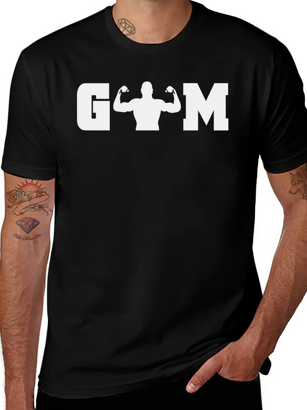 Gym Motivation T-Shirt - Bodybuilder Graphic Tee