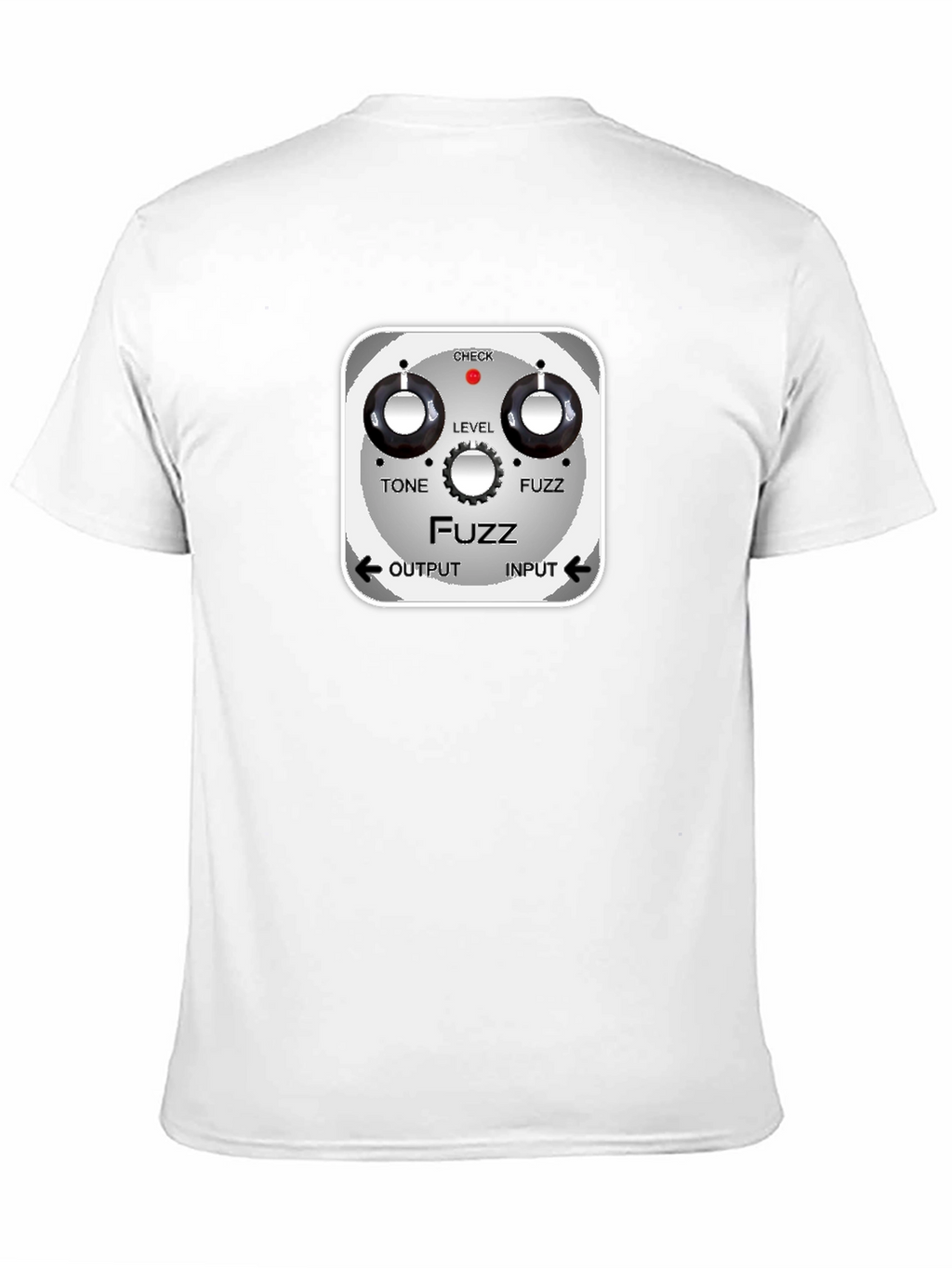 Fuzz Pedal Graphic Black T-Shirt - Guitar Effects