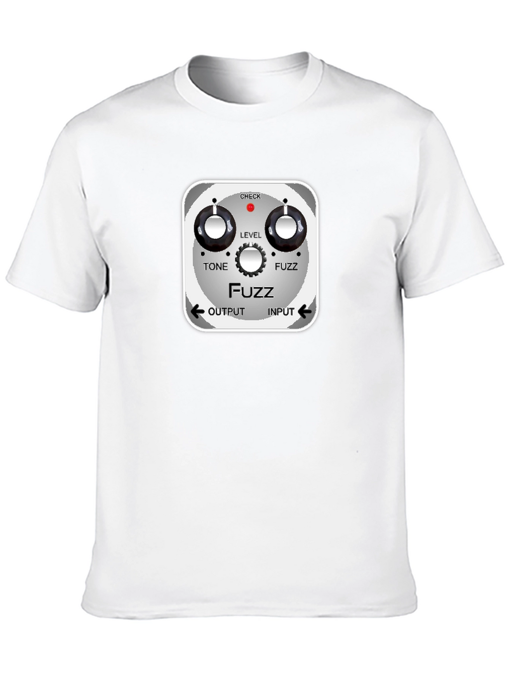Fuzz Pedal Graphic Black T-Shirt - Guitar Effects
