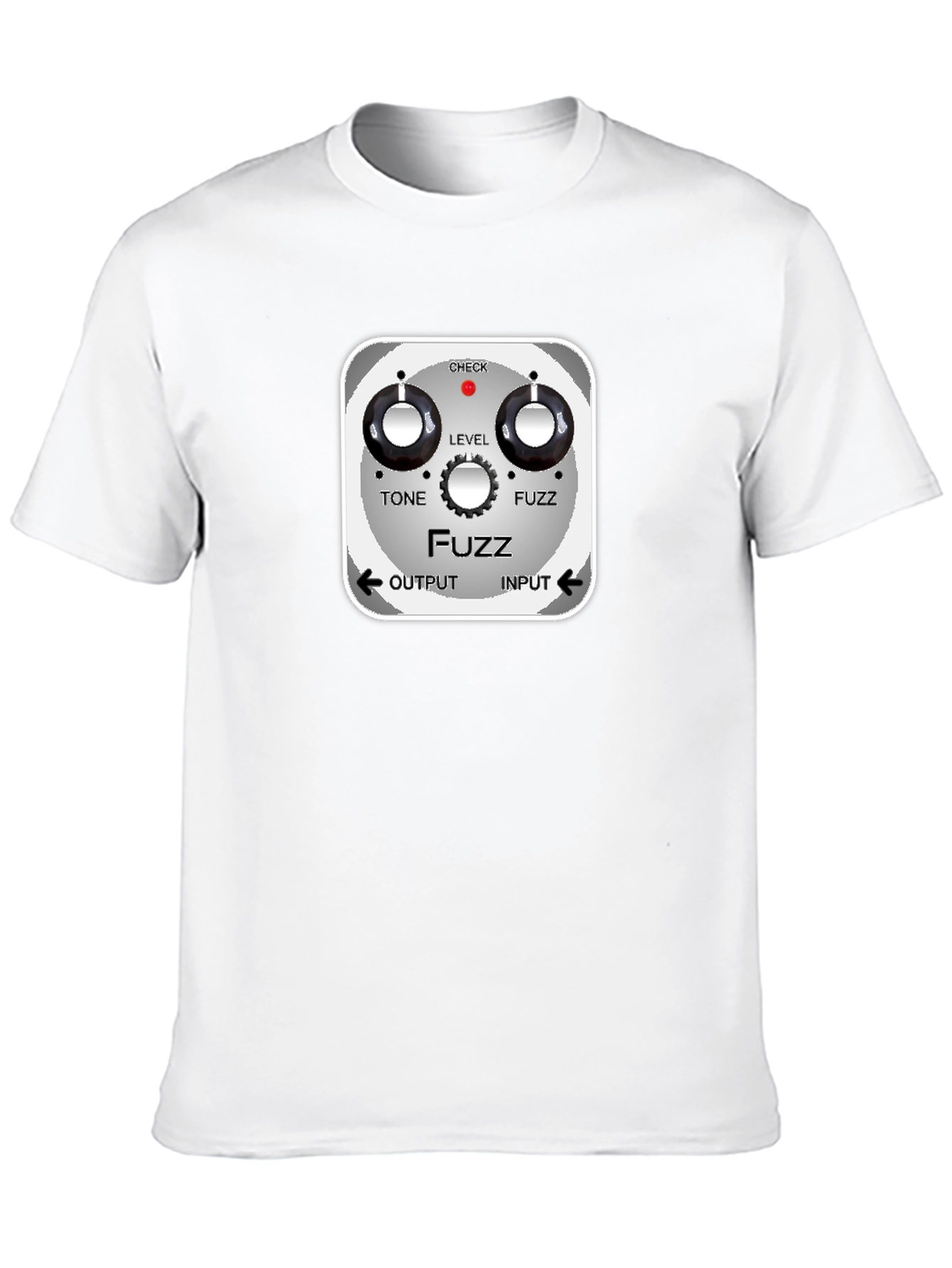 Fuzz Pedal Graphic Black T-Shirt - Guitar Effects