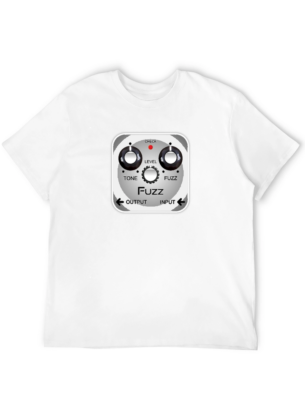 Fuzz Pedal Graphic Black T-Shirt - Guitar Effects