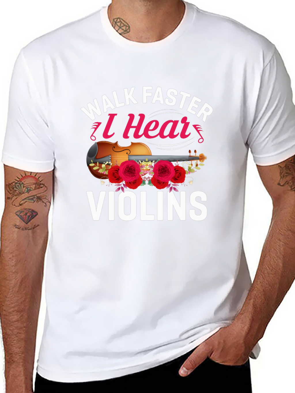 Walk Faster I Hear Violins T-Shirt