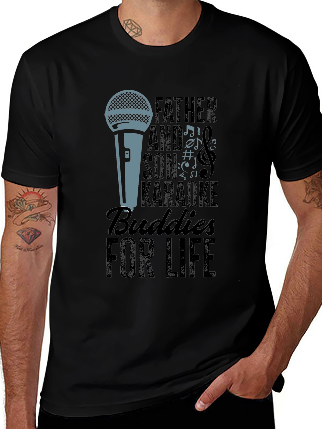 Father & Son Karaoke Buddies T-Shirt