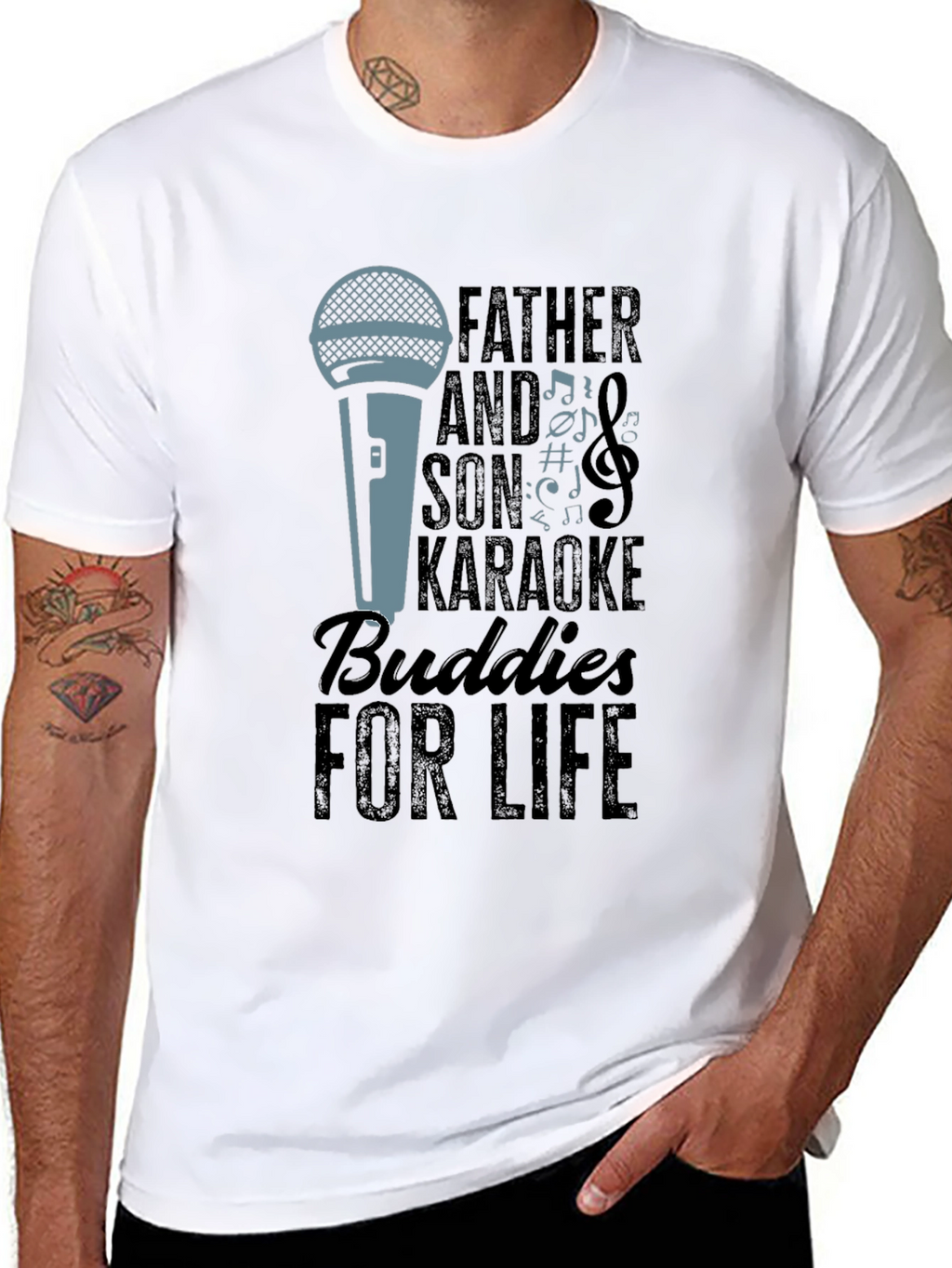 Father & Son Karaoke Buddies T-Shirt