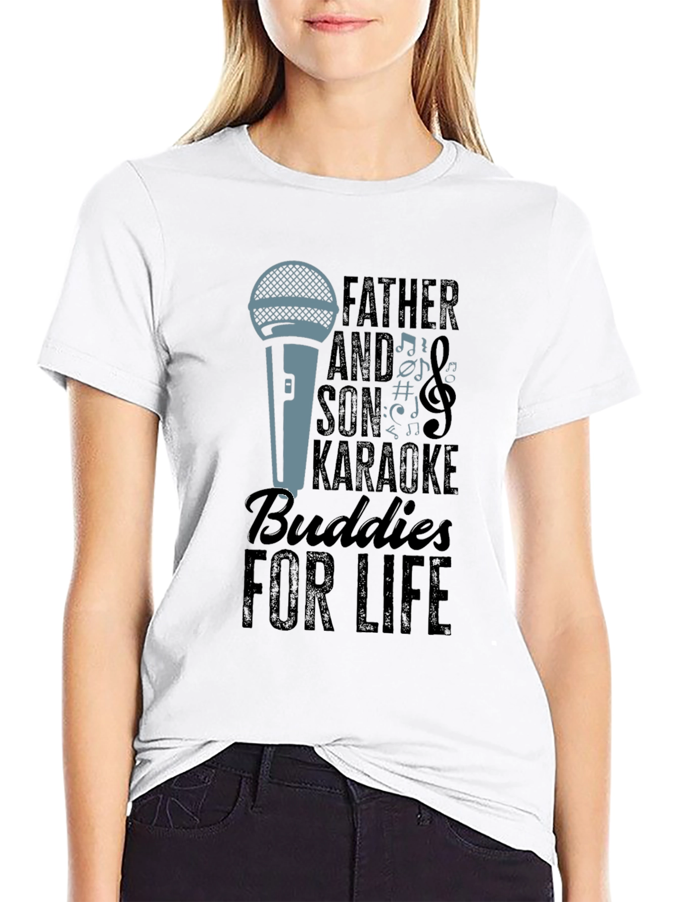 Father & Son Karaoke Buddies T-Shirt