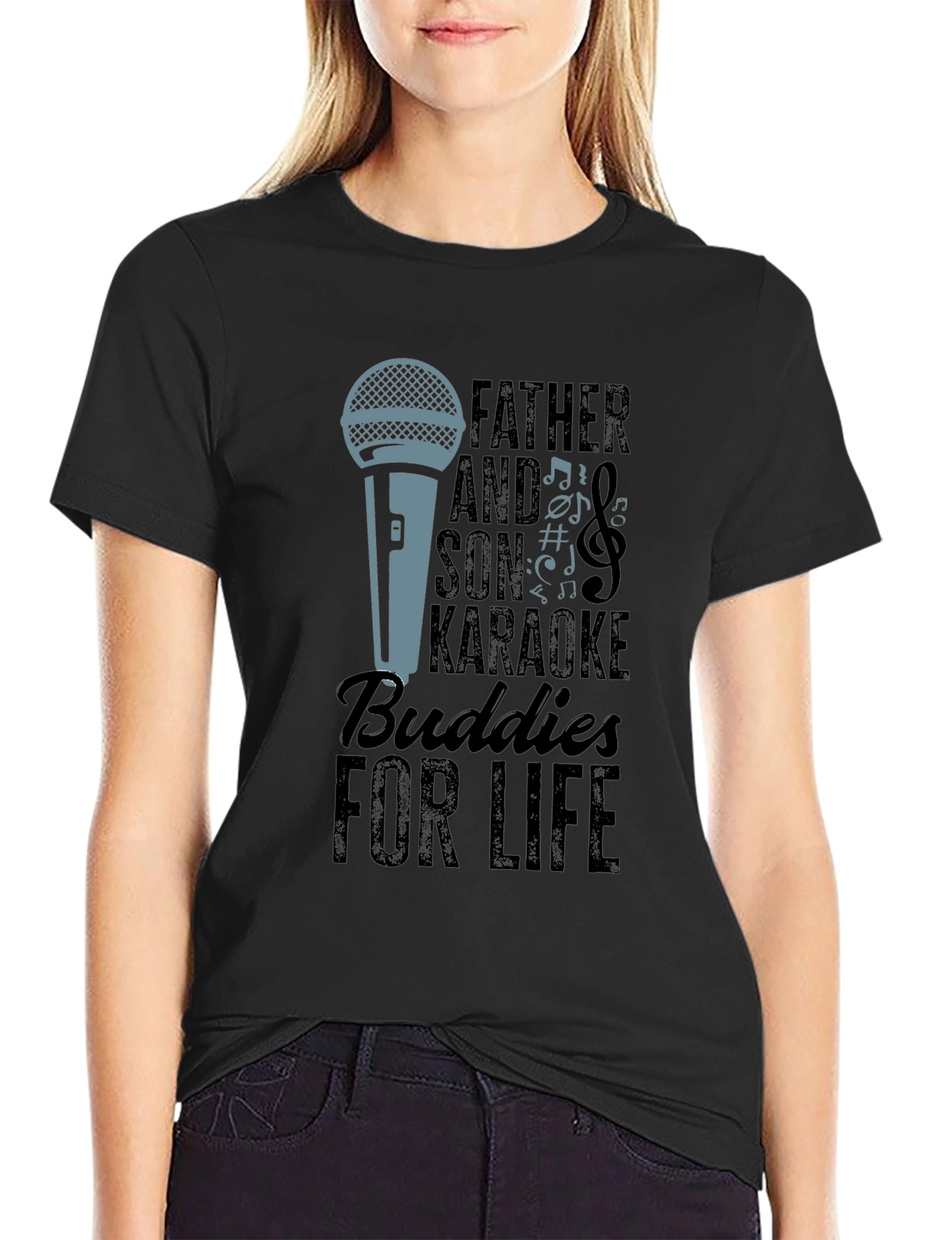 Father & Son Karaoke Buddies T-Shirt