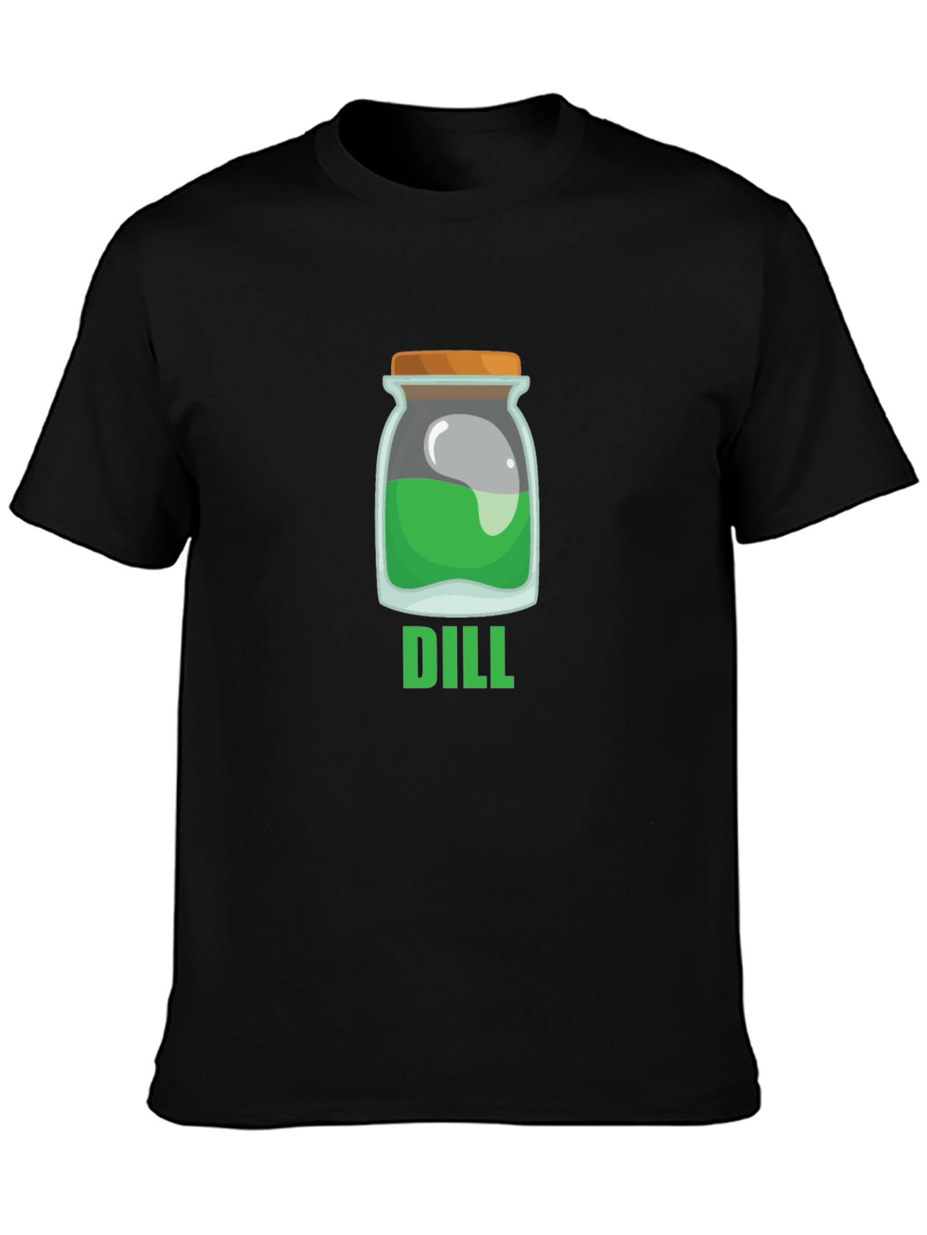 Dill Pickle Jar Graphic Tee - Funny Food Pun T-Shirt
