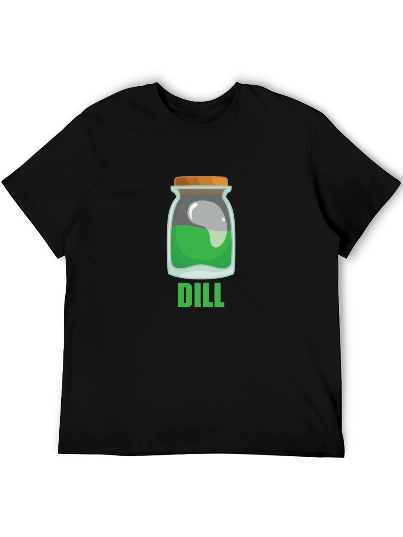 Dill Pickle Jar Graphic Tee - Funny Food Pun T-Shirt