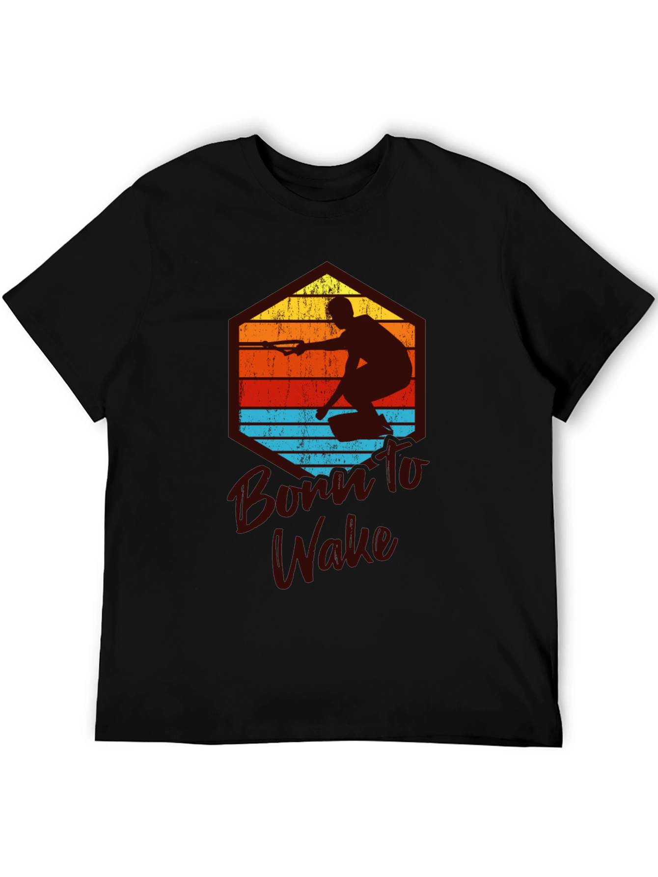 Born to Wake T-Shirt - Water Sports Graphic Tee