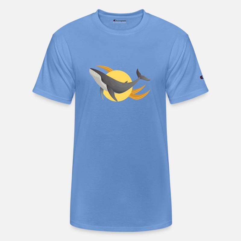 A distinctive whale with a modern design