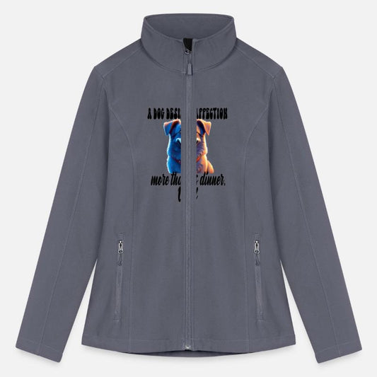 A dog desires affection more than its dinner. Well