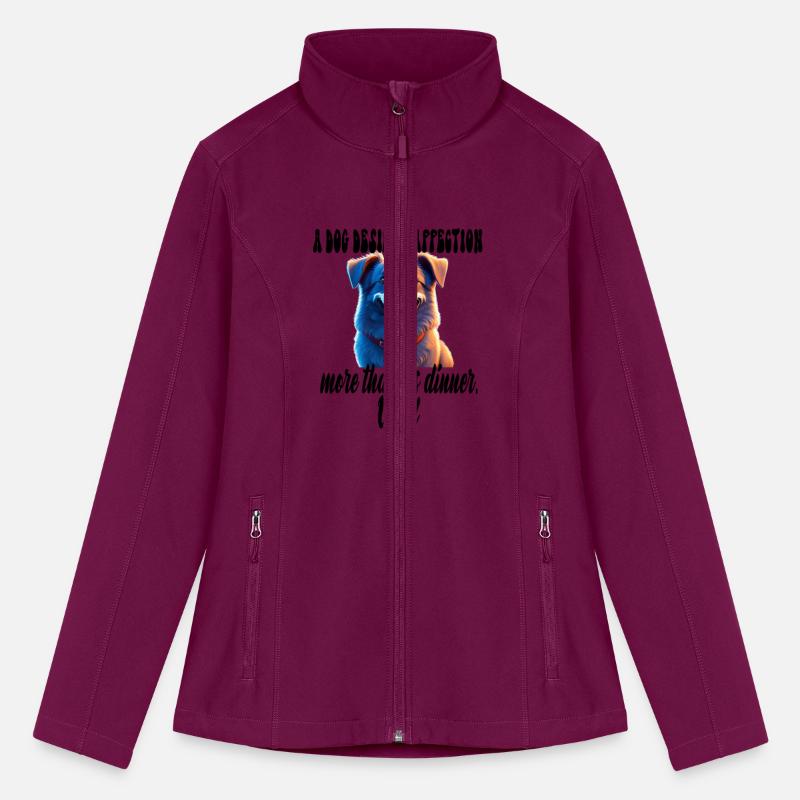 A dog desires affection more than its dinner. Well