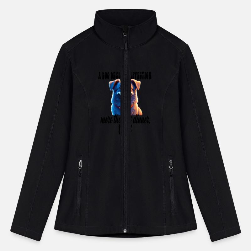 A dog desires affection more than its dinner. Well