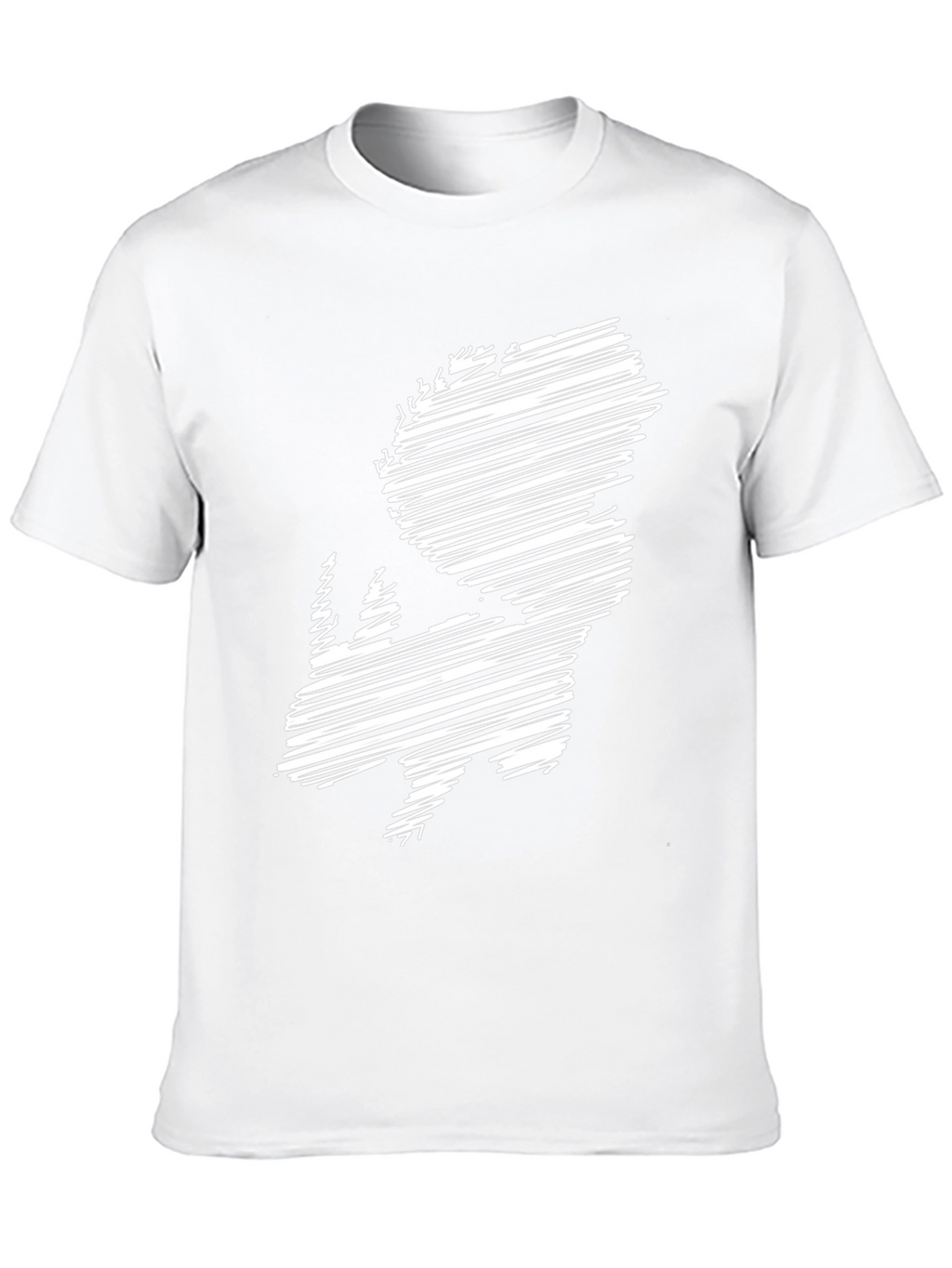 Abstract Rhino Graphic T-Shirt - Casual Wear