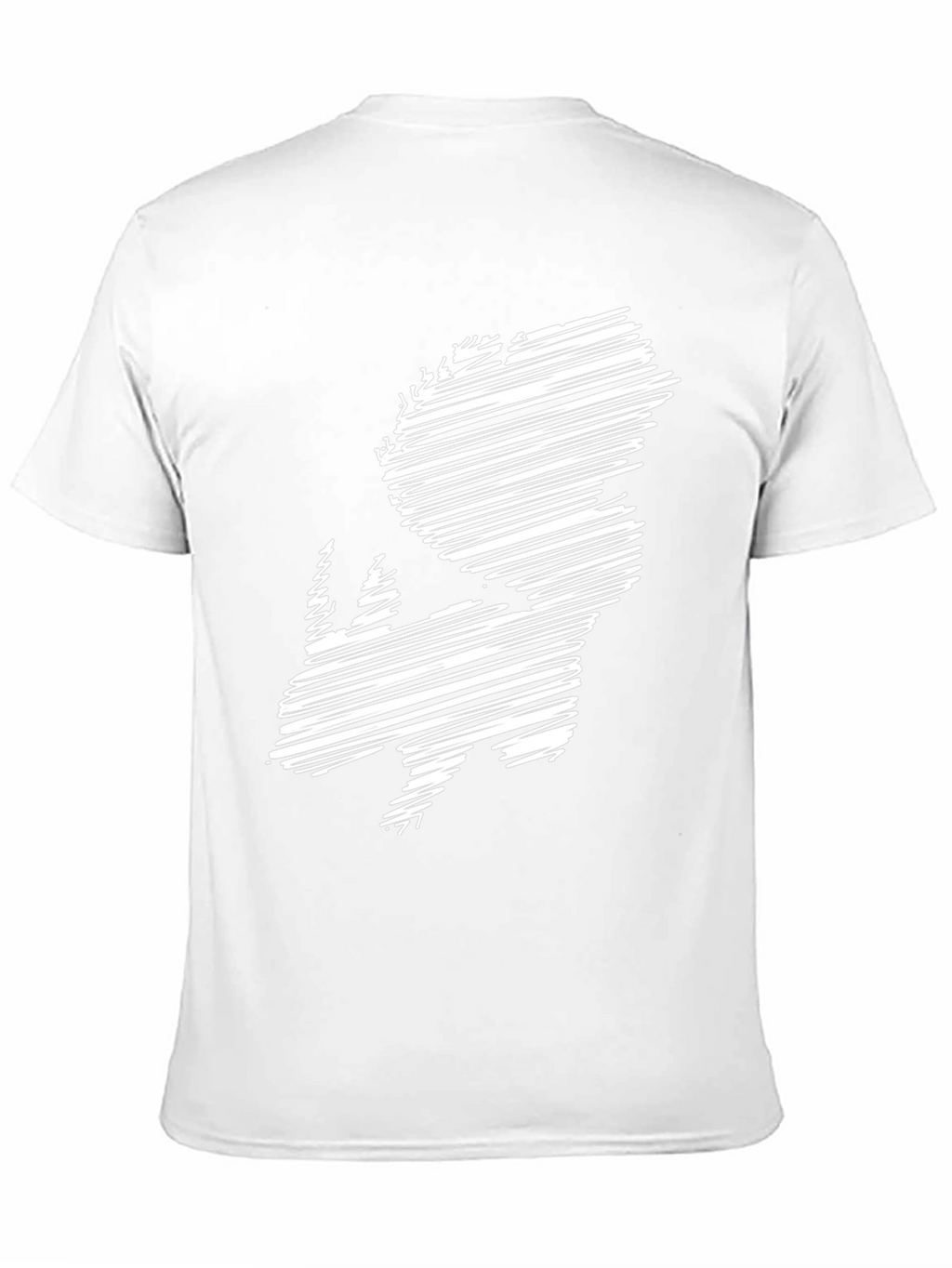 Abstract Rhino Graphic T-Shirt - Casual Wear