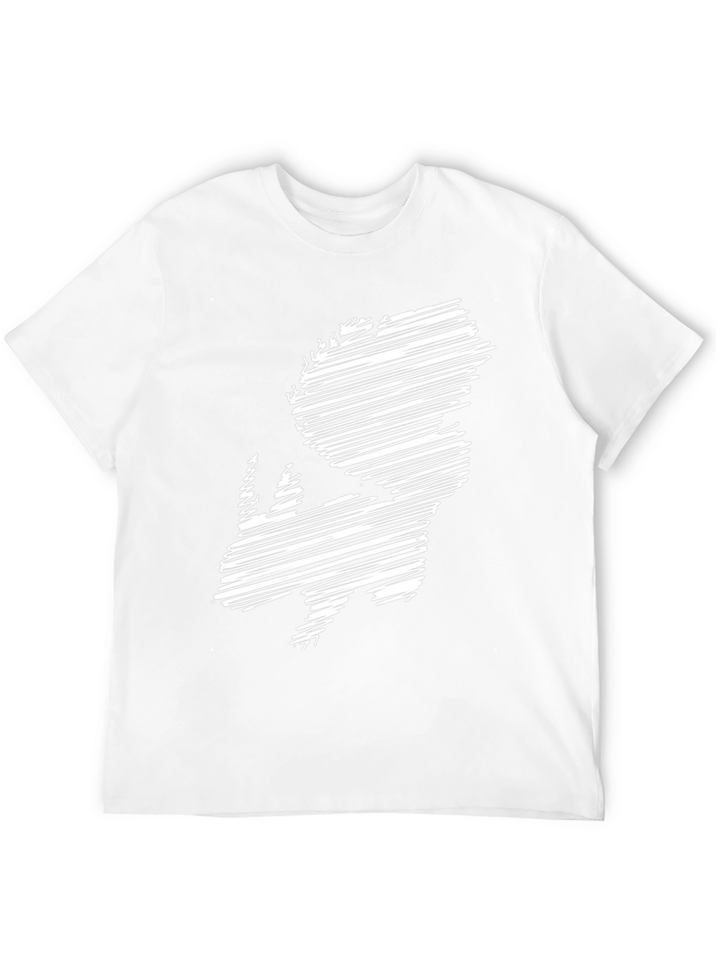 Abstract Rhino Graphic T-Shirt - Casual Wear