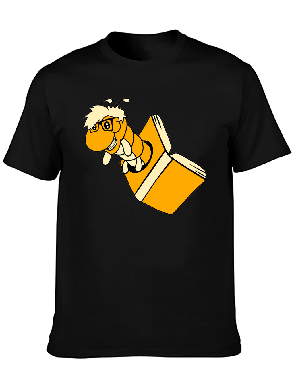 Bookworm T-Shirt - Reading Worm Graphic Tee
