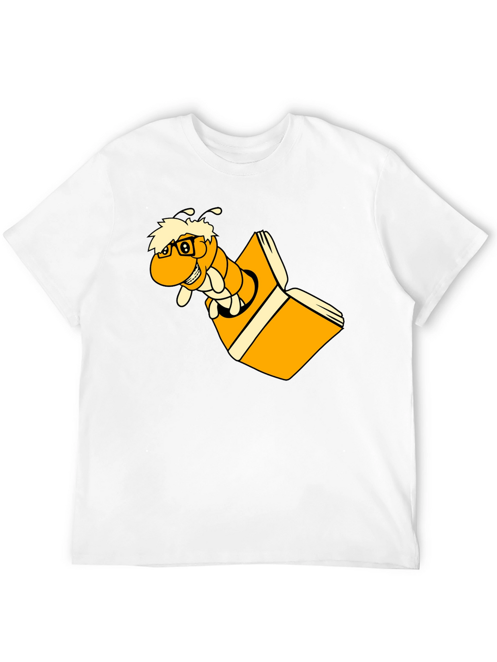 Bookworm T-Shirt - Reading Worm Graphic Tee