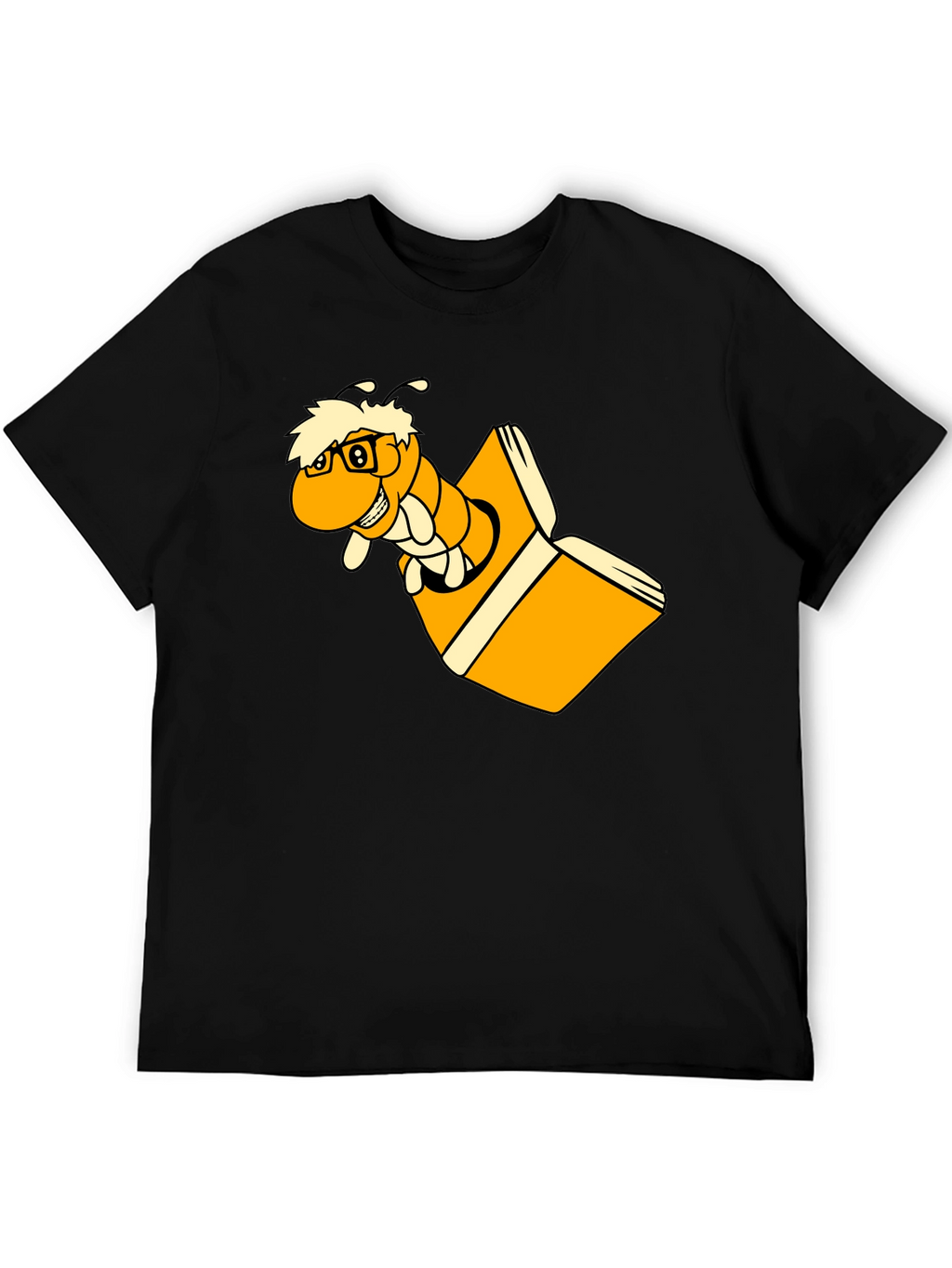 Bookworm T-Shirt - Reading Worm Graphic Tee