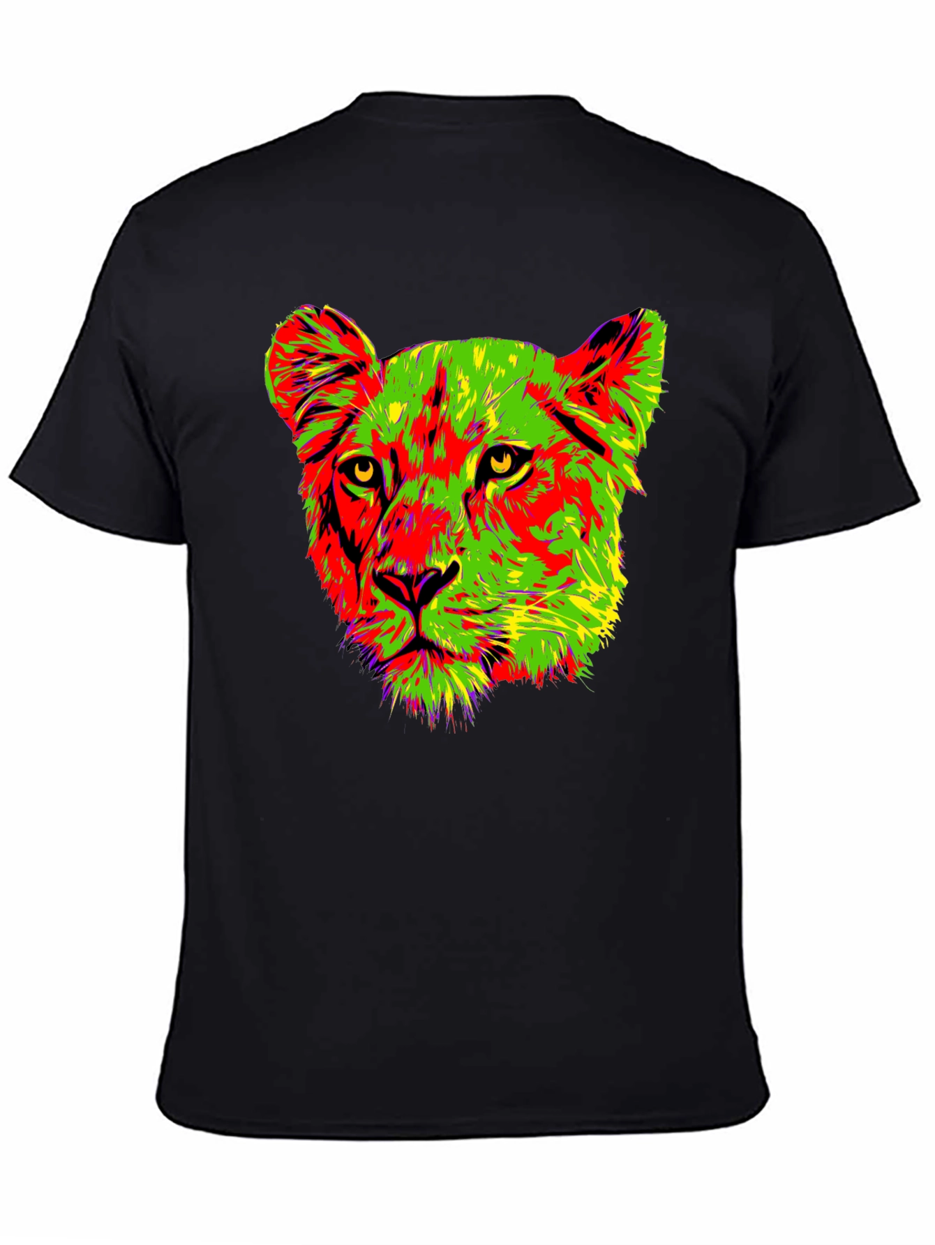 Vibrant Lioness Graphic Tee - Bold & Stylish