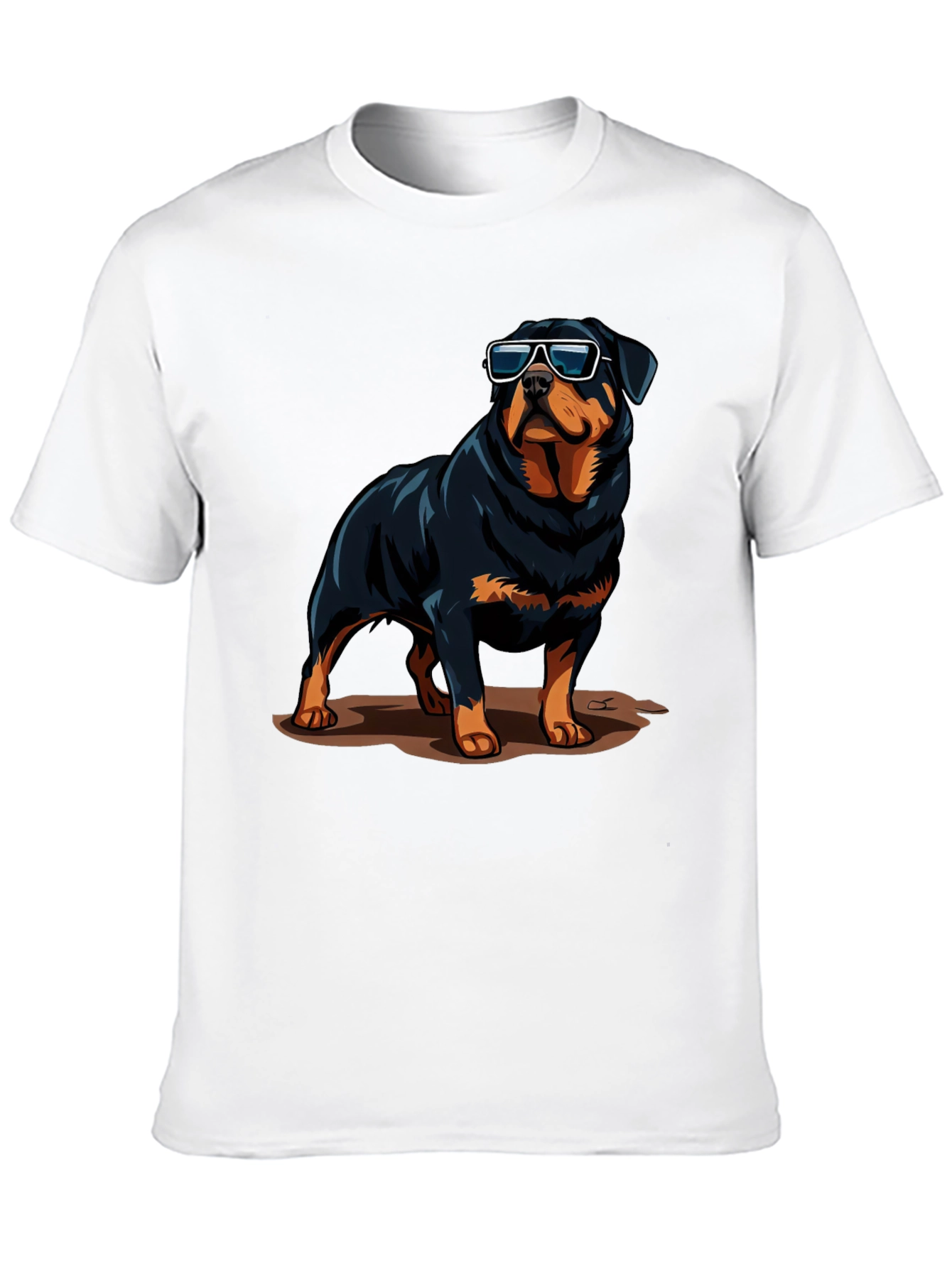 Cool Rottweiler Graphic Tee - Stylish Dog Lover Shirt