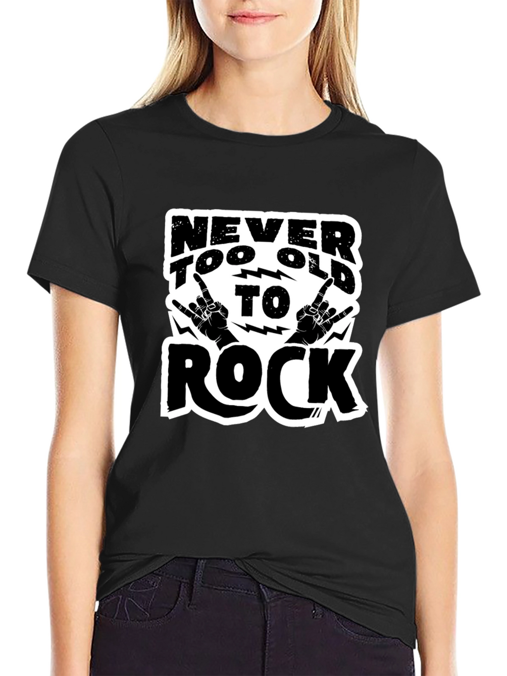 Never Too Old to Rock Graphic Tee