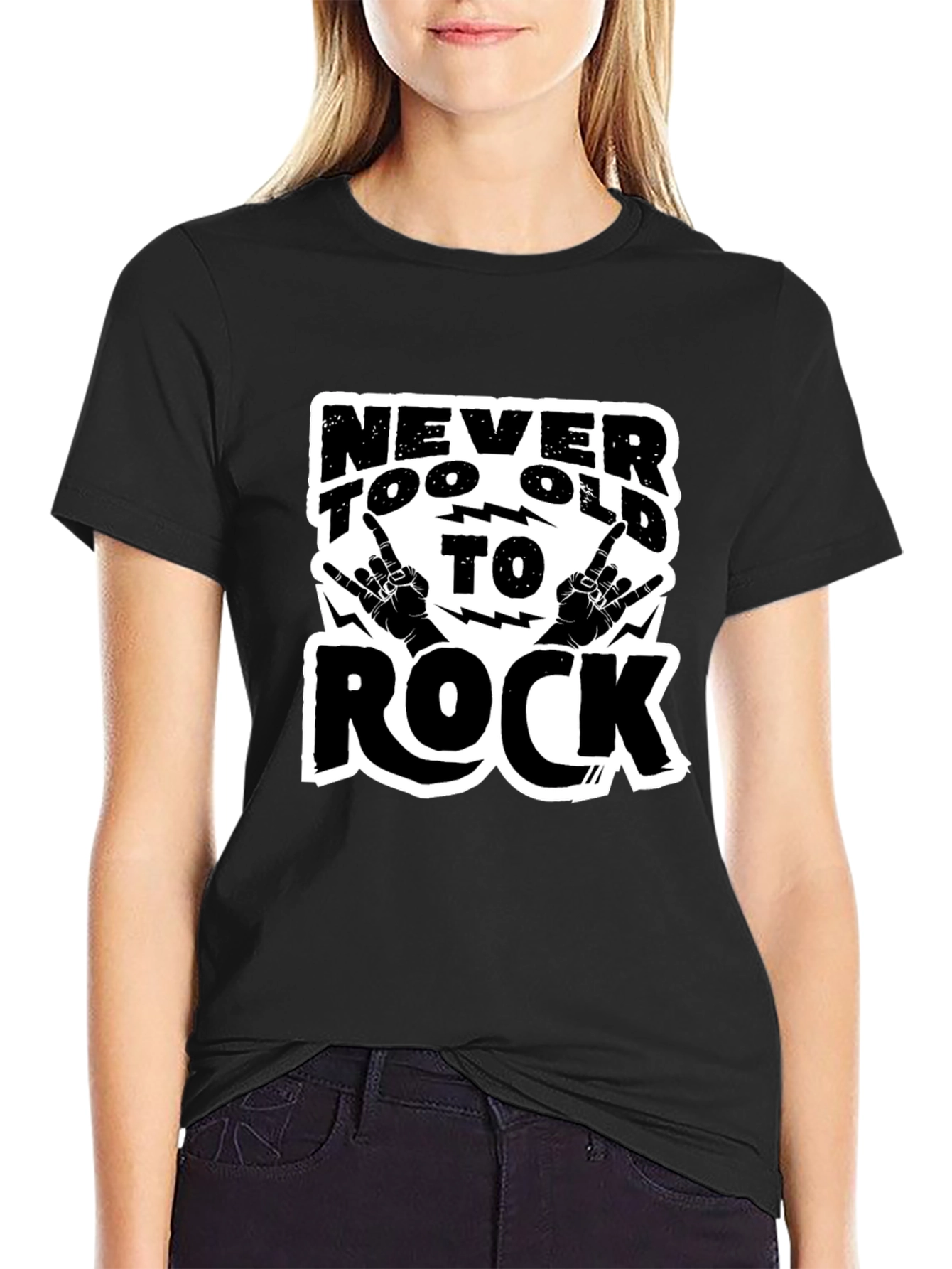Never Too Old to Rock Graphic Tee