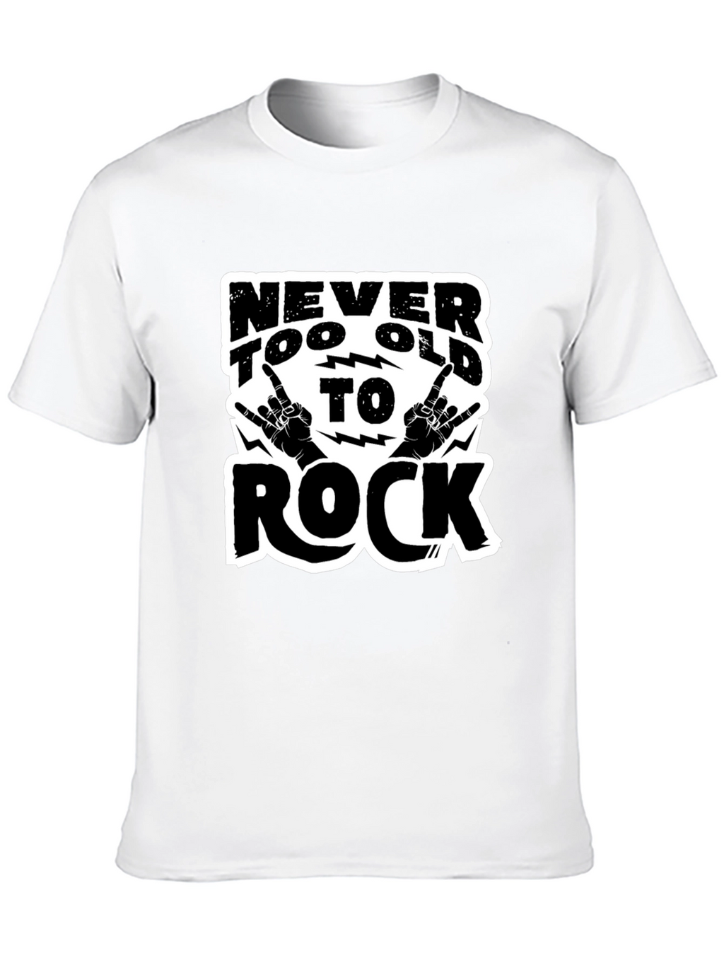 Never Too Old to Rock Graphic Tee
