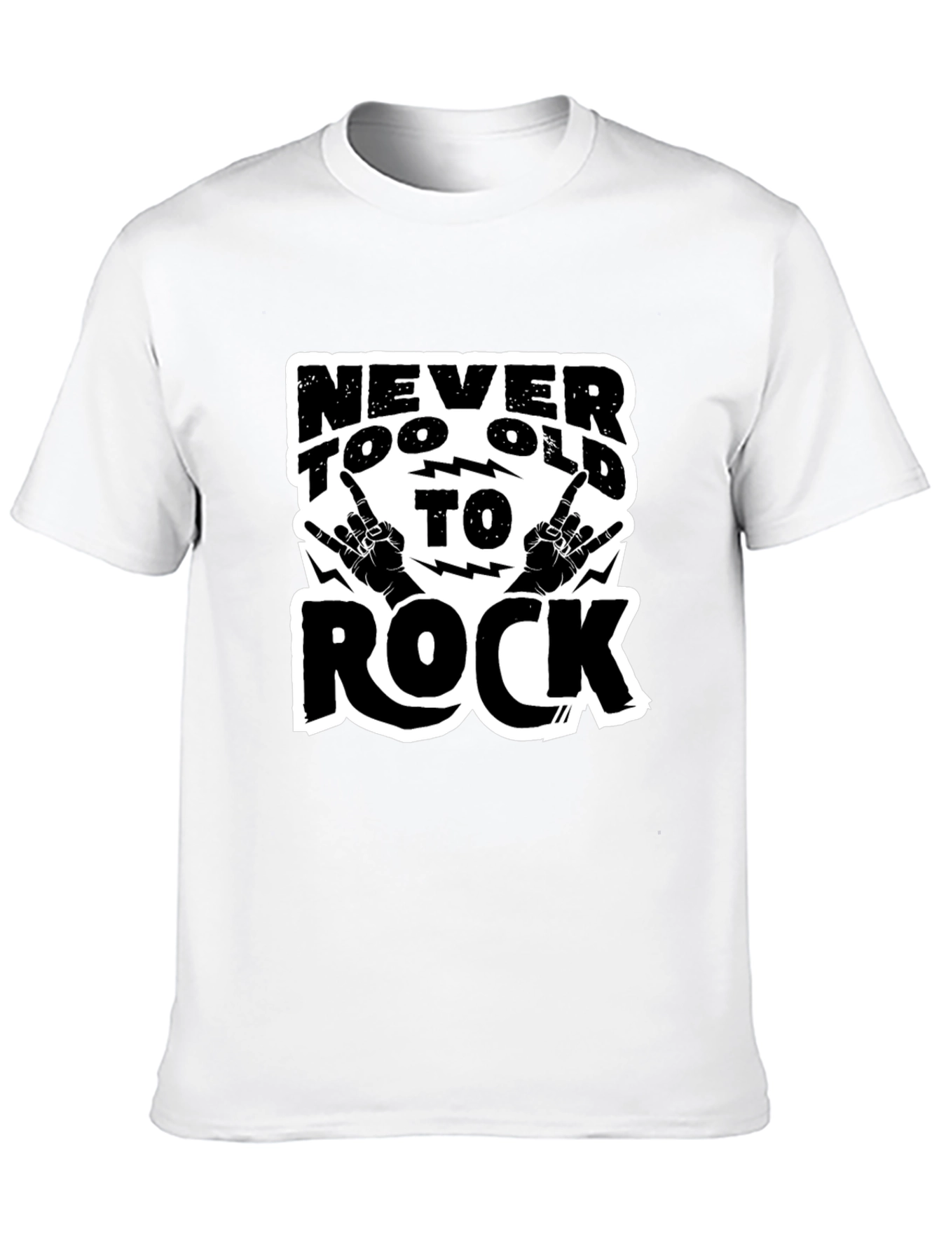 Never Too Old to Rock Graphic Tee