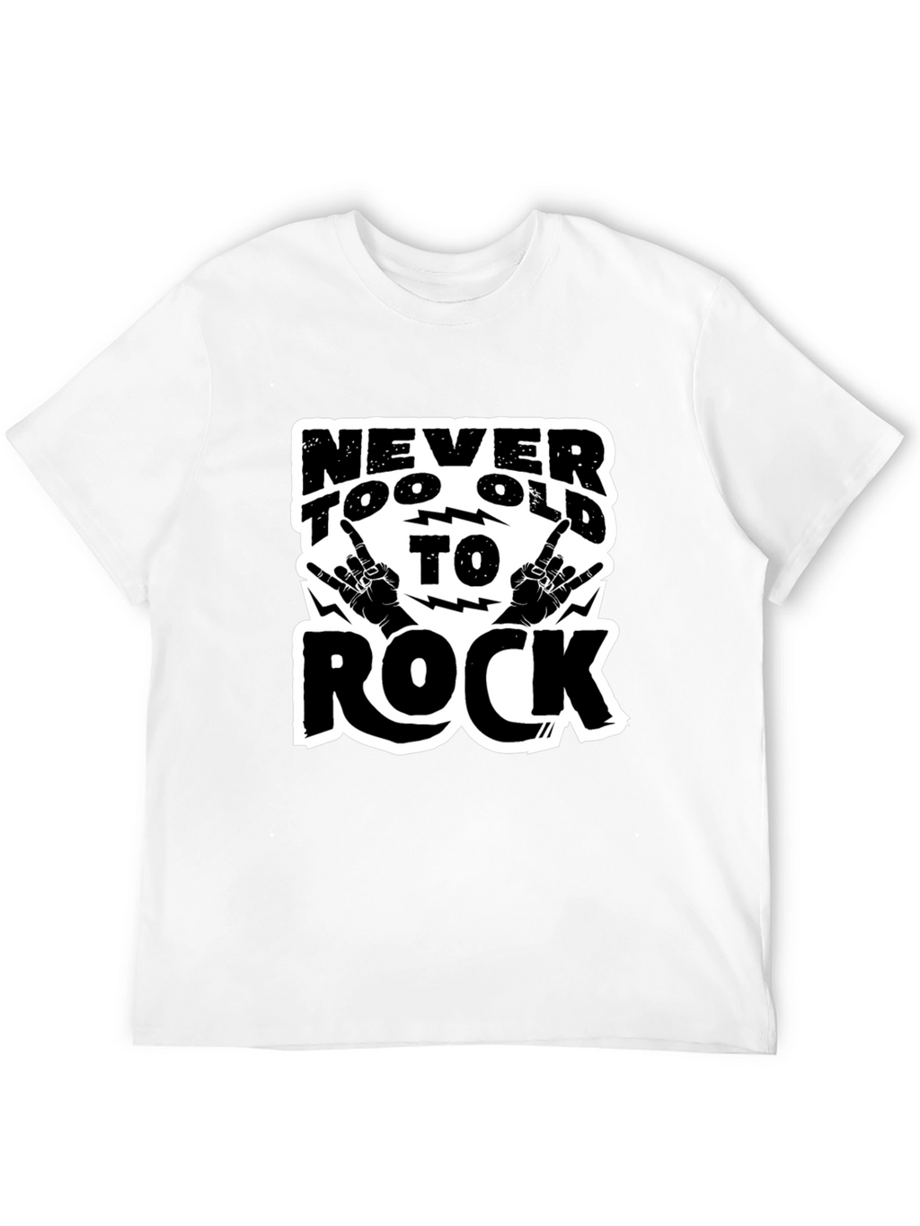 Never Too Old to Rock Graphic Tee