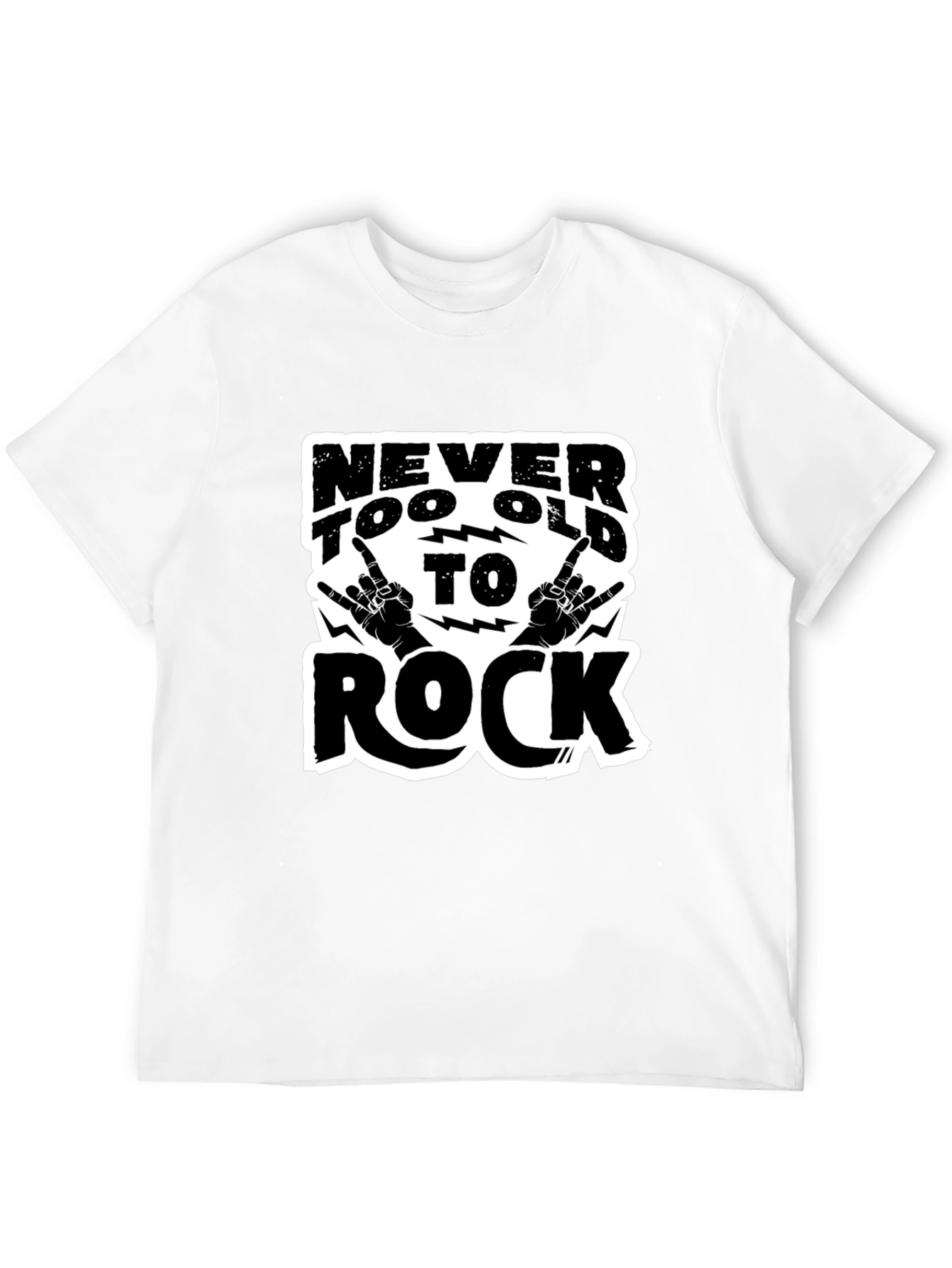 Never Too Old to Rock Graphic Tee