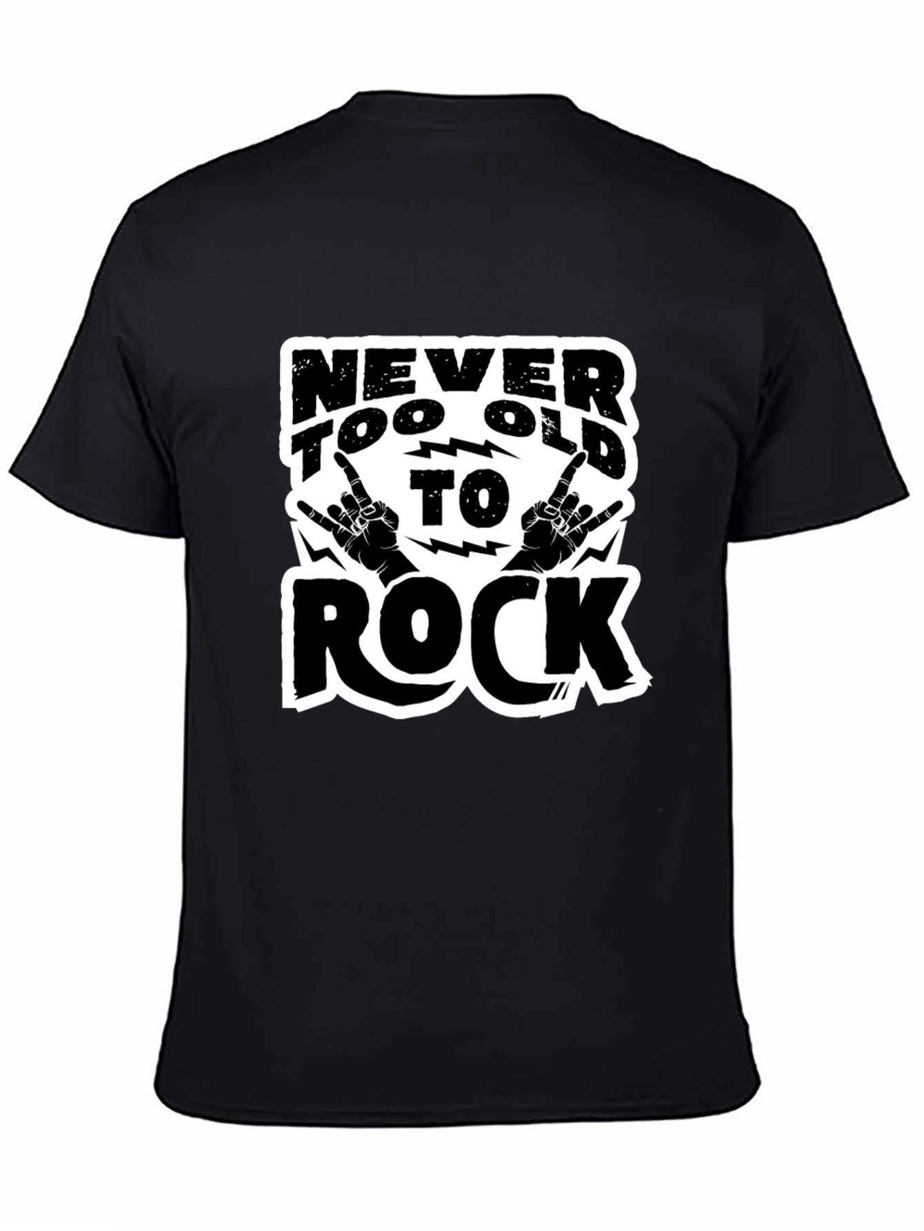Never Too Old to Rock Graphic Tee