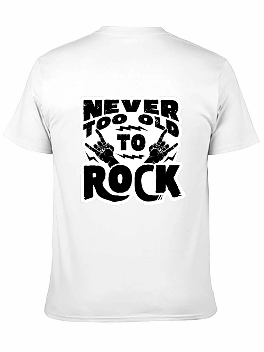 Never Too Old to Rock Graphic Tee