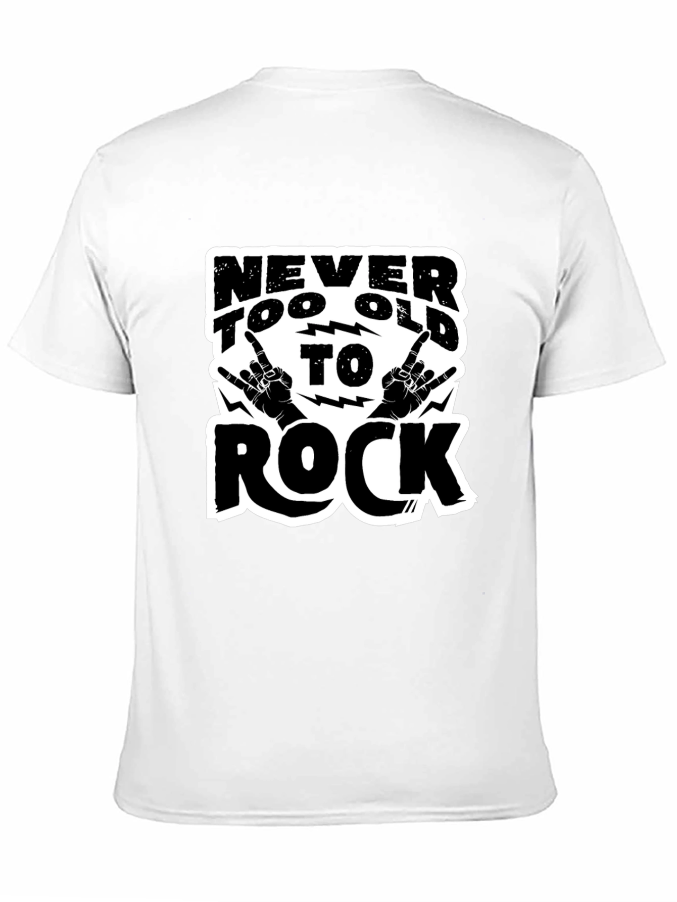 Never Too Old to Rock Graphic Tee